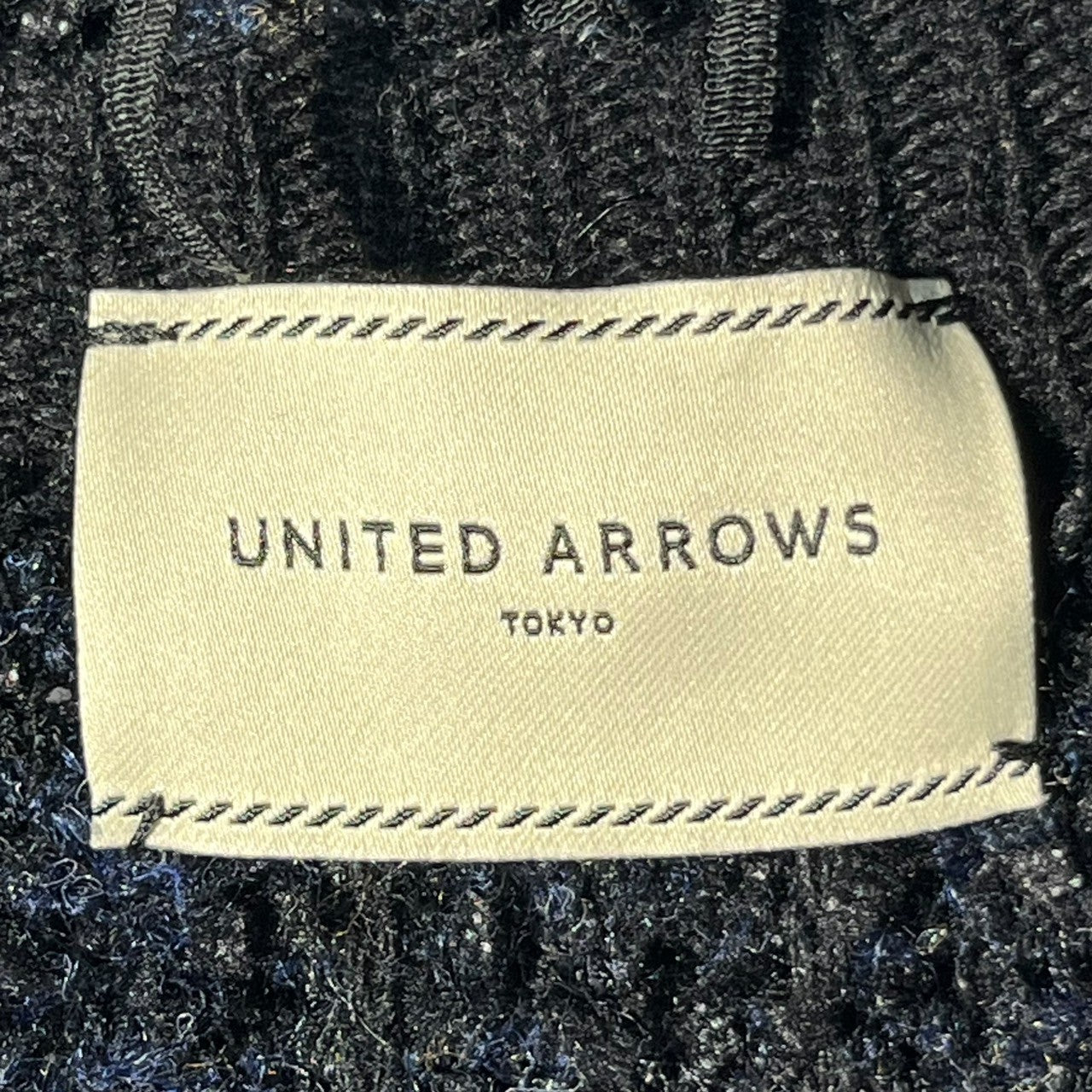 UNITED ARROWS(ユナイテッドアローズ) 22AW Mixed Check Tweed Vest ミックス チェック ツイード ベスト 1518-183-0314 FREE ネイビー