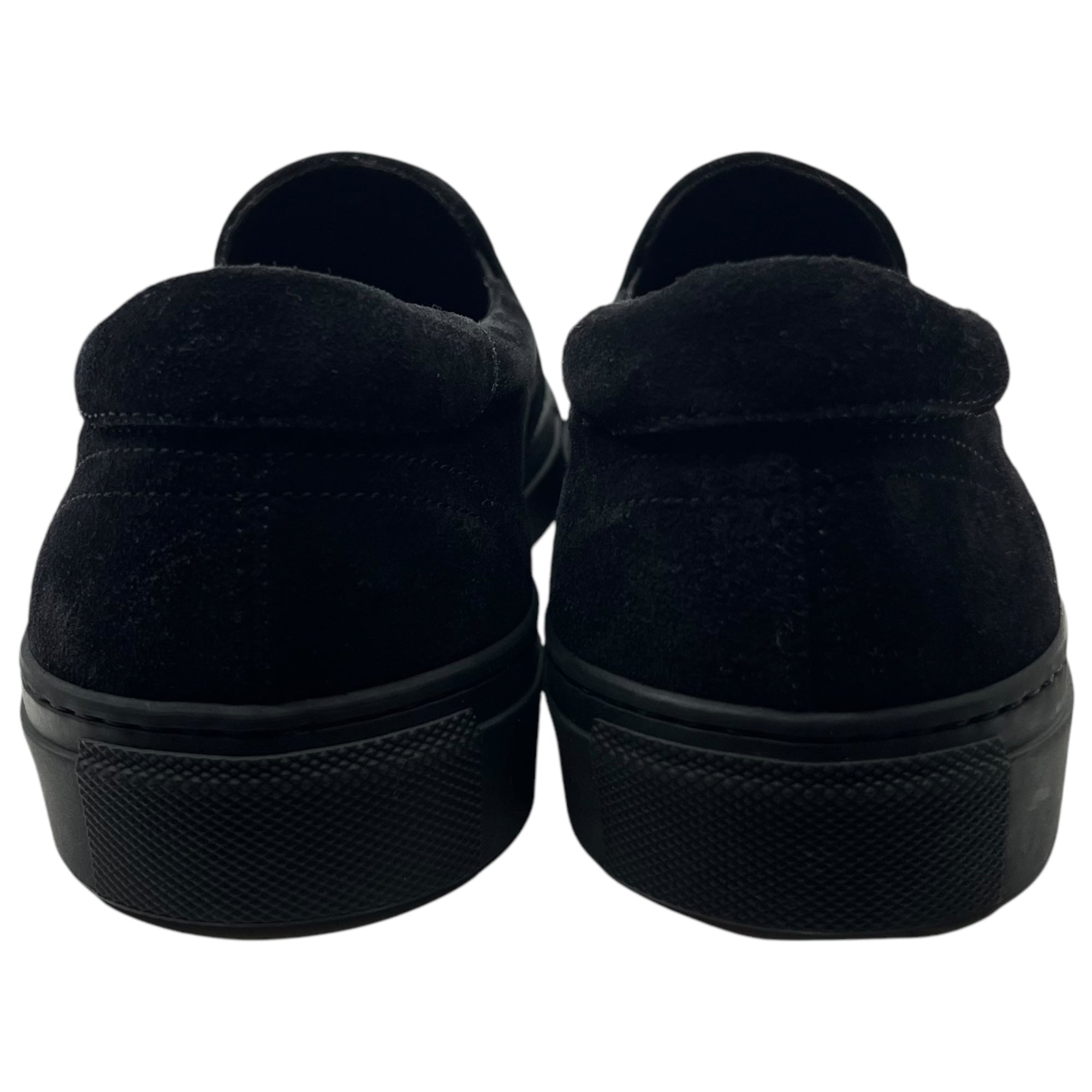 MONCLER(モンクレール) Basic suede slip-ons ベーシック スウェード スリッポン 42(26.5cm程度) ブラック スニーカー