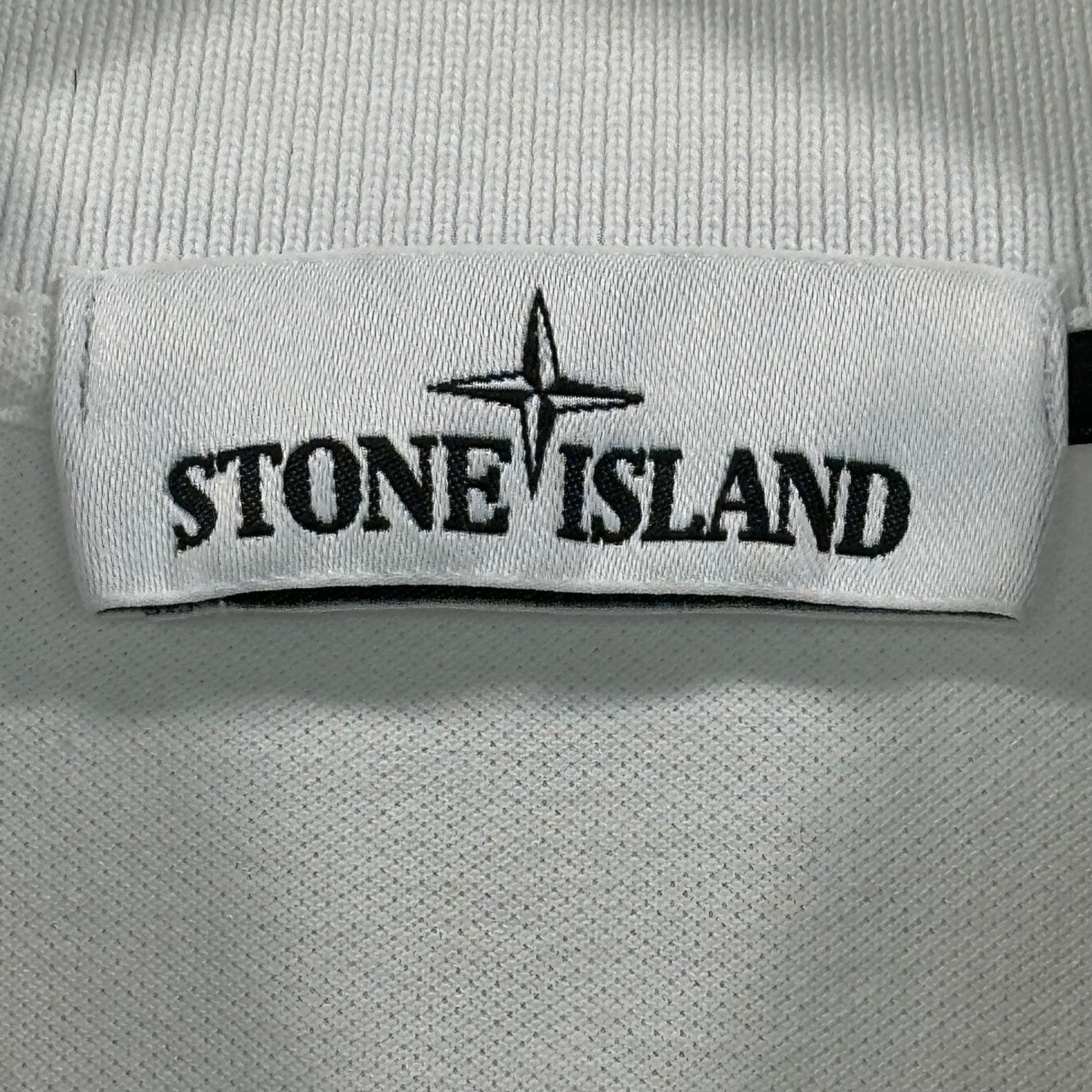 STONE ISLAND(ストーンアイランド) Short Sleeve Polo Shirt 半袖 ロゴワッペン ポロ シャツ 101522S18 表記無(M程度) ホワイト