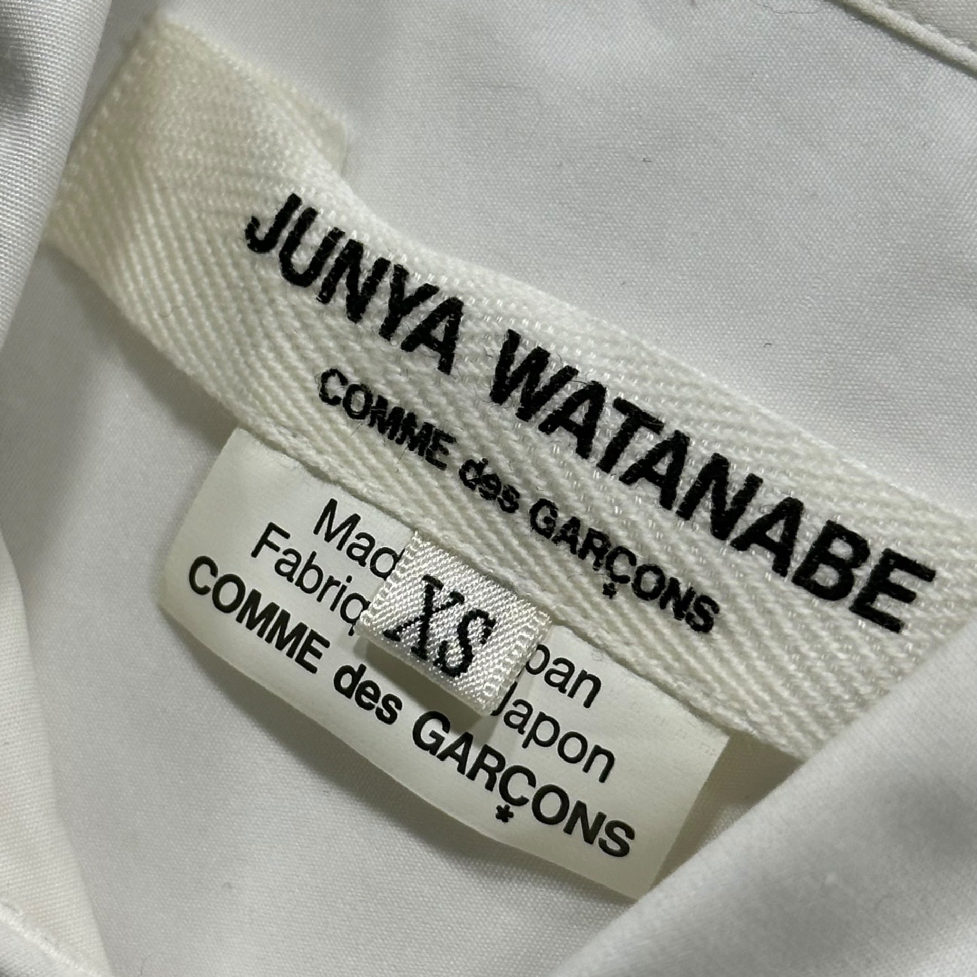 COMME des GARCONS JUNYA WATANABE(コムデギャルソンジュンヤワタナベ) 17AW Union Jack Print Oversized Shirt ユニオンジャック プリント オーバーサイズ シャツ JT-B013 XS ホワイト AD2017 男性着用可能