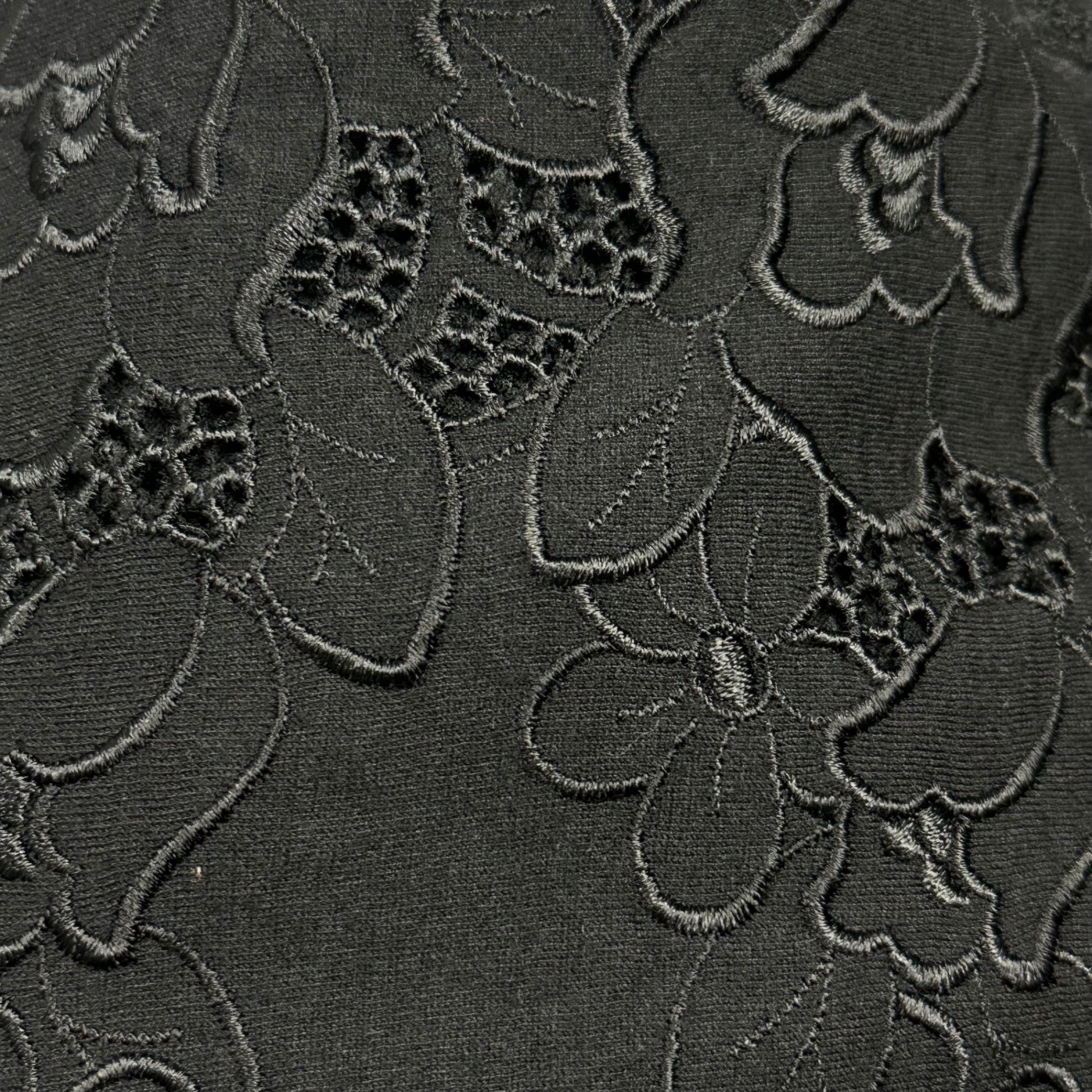 robe de chambre COMME des GARCONS(ローブドシャンブルコムデギャルソン) 2001AW Botancial Embroidered Easy Wool Skirt ボタニカル 刺繍 イージー ウール スカート RC-T005 FREE ブラック AD2001