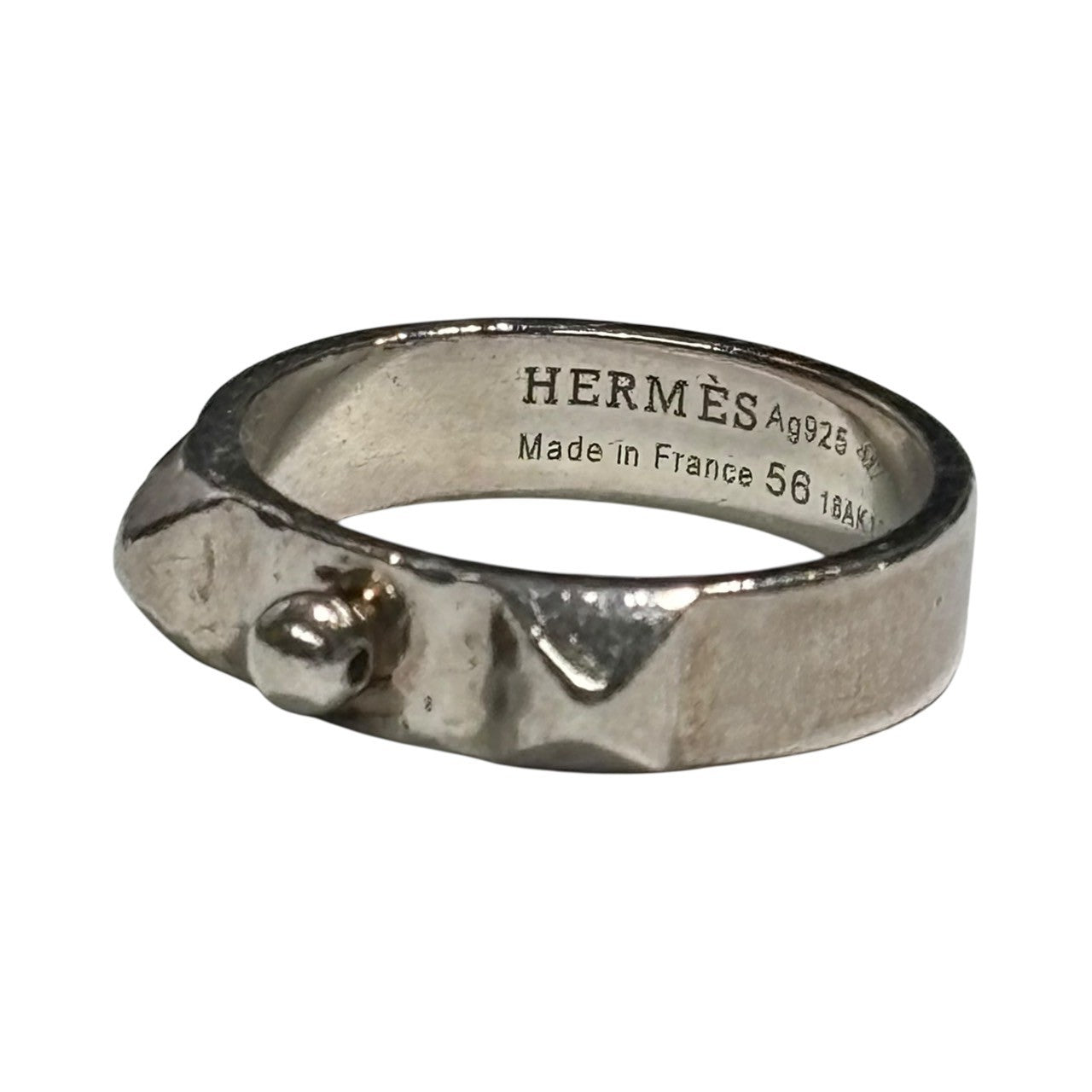 HERMES(エルメス) Collier de Chien PM コリエ・ド・シアン PM リング 56(15~15.5号程度) シルバー Ag925 シルバー925