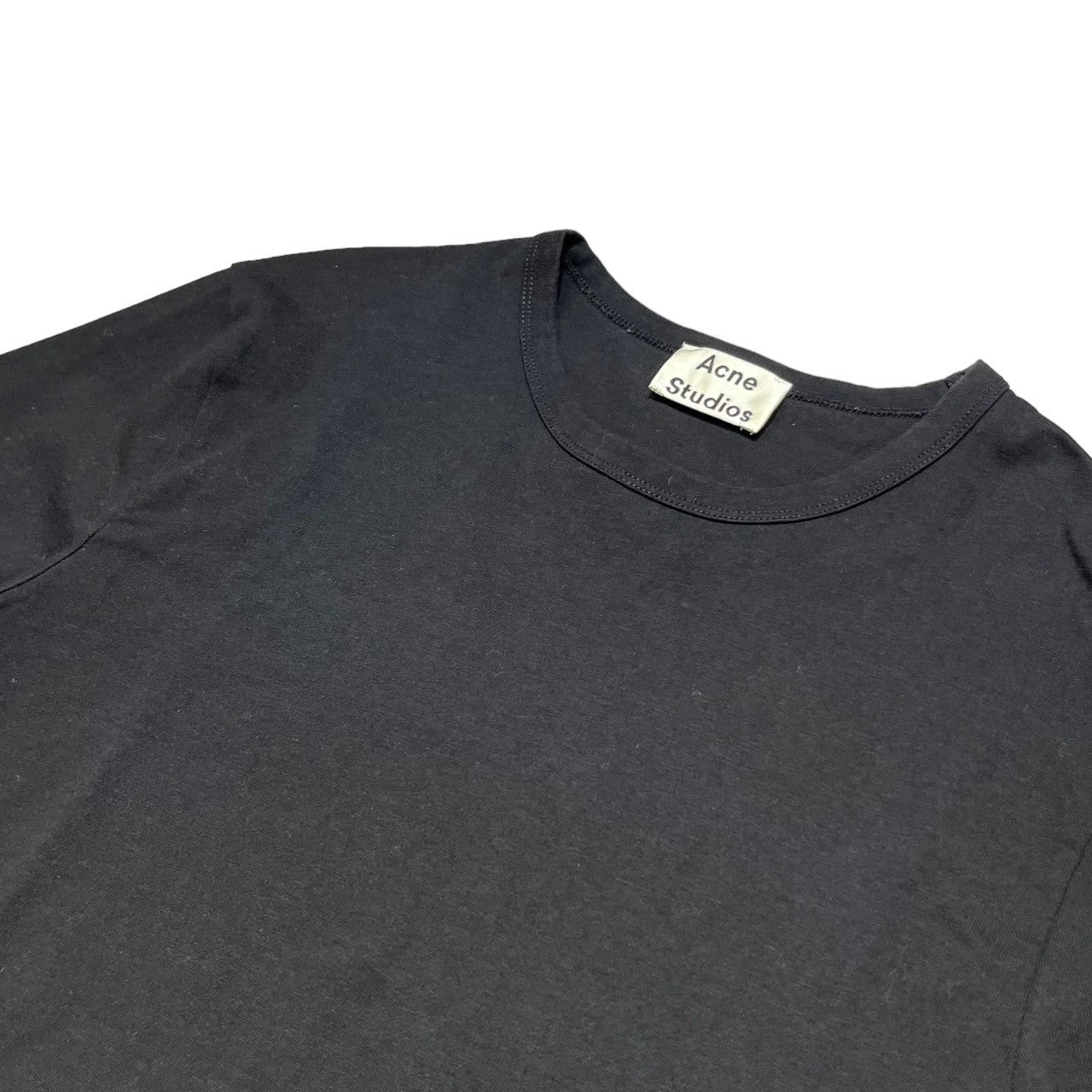 Acne Studios(アクネストゥディオズ) Plain S/S T-shirt 無地 半袖 Tシャツ S ブラック