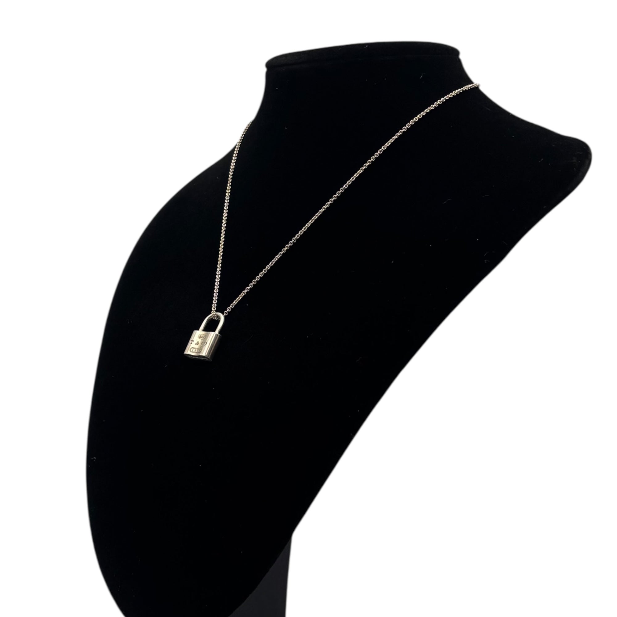 TIFFANY & CO.(ティファニー) Caden Lock Pendant Necklace カデナ ロック ペンダント ネックレス 南京錠 シルバー