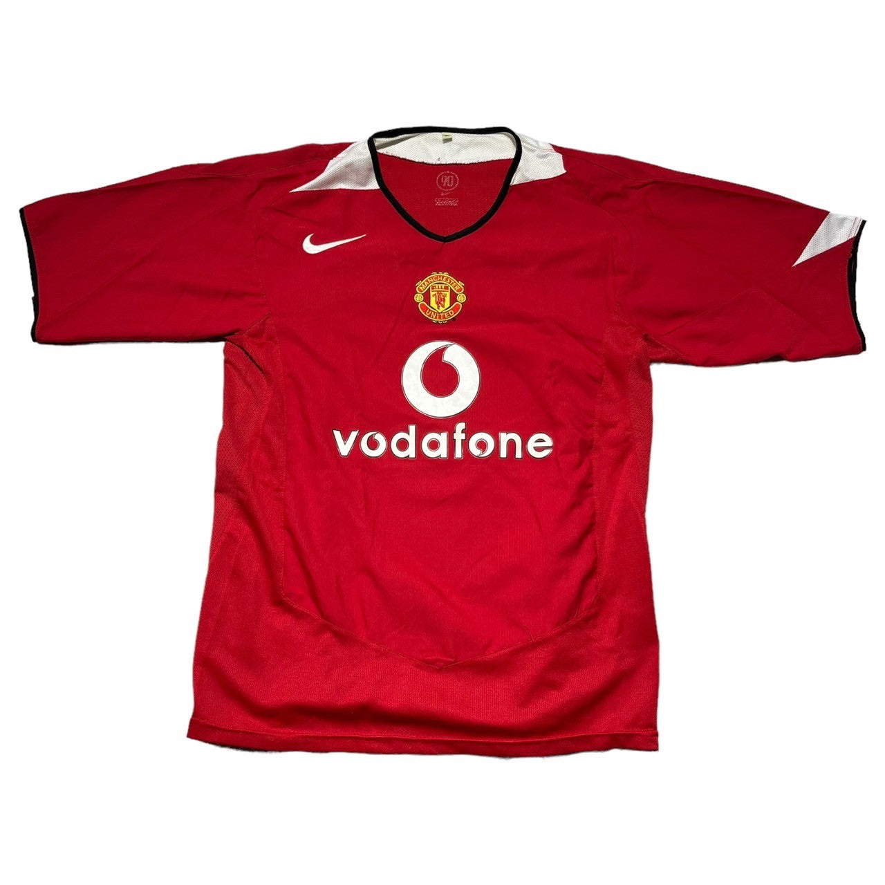 NIKE(ナイキ) 00's "MANCHESTER UNITED" GAME SHIRT マンチェスターユナイテッド ゲーム シャツ M レッド サッカー Tシャツ vodafon ボーダフォン