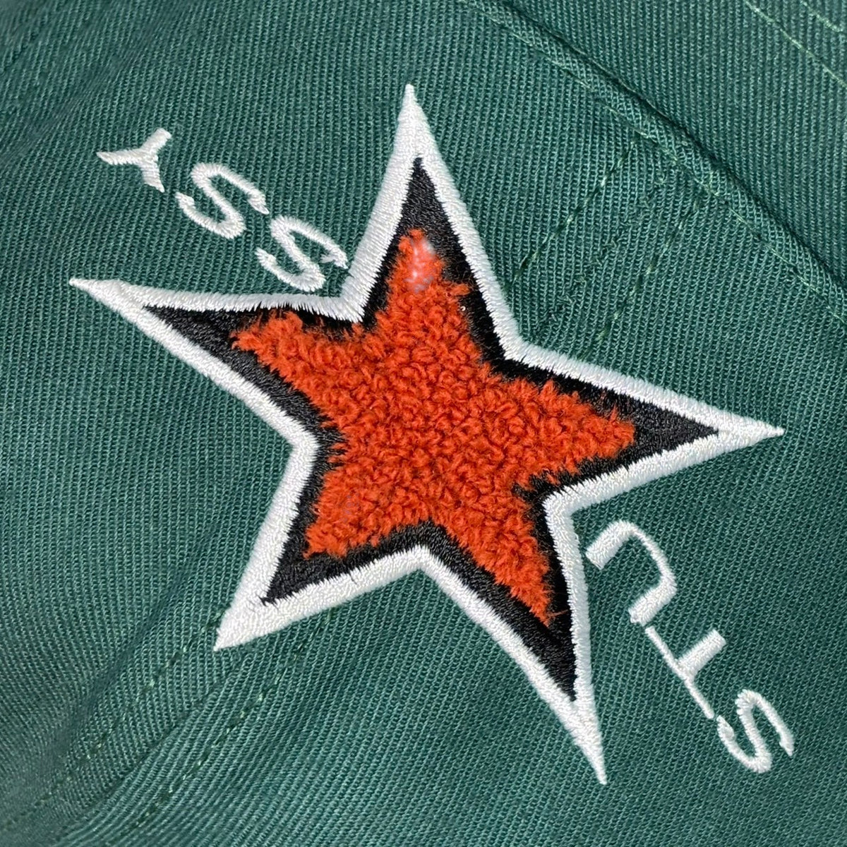 STUSSY(ステューシー) 1990's USA made  "STAR" CAP スター ロゴ スナップバック キャップ グリーン 90年代 OLD 白タグ デッドストック