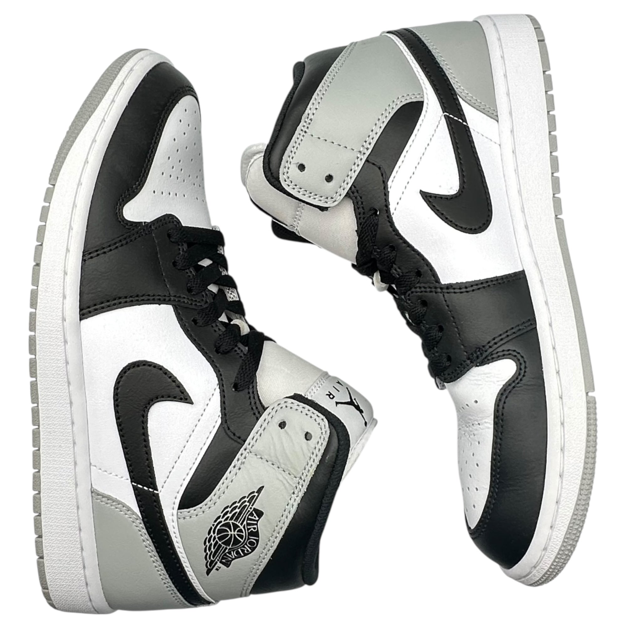NIKE(ナイキ) Air Jordan 1 Mid "Barons" エアジョーダン1 ミッド バロンズ DQ8426-101 27cm ホワイト×ライトグレー ハイカット スニーカー