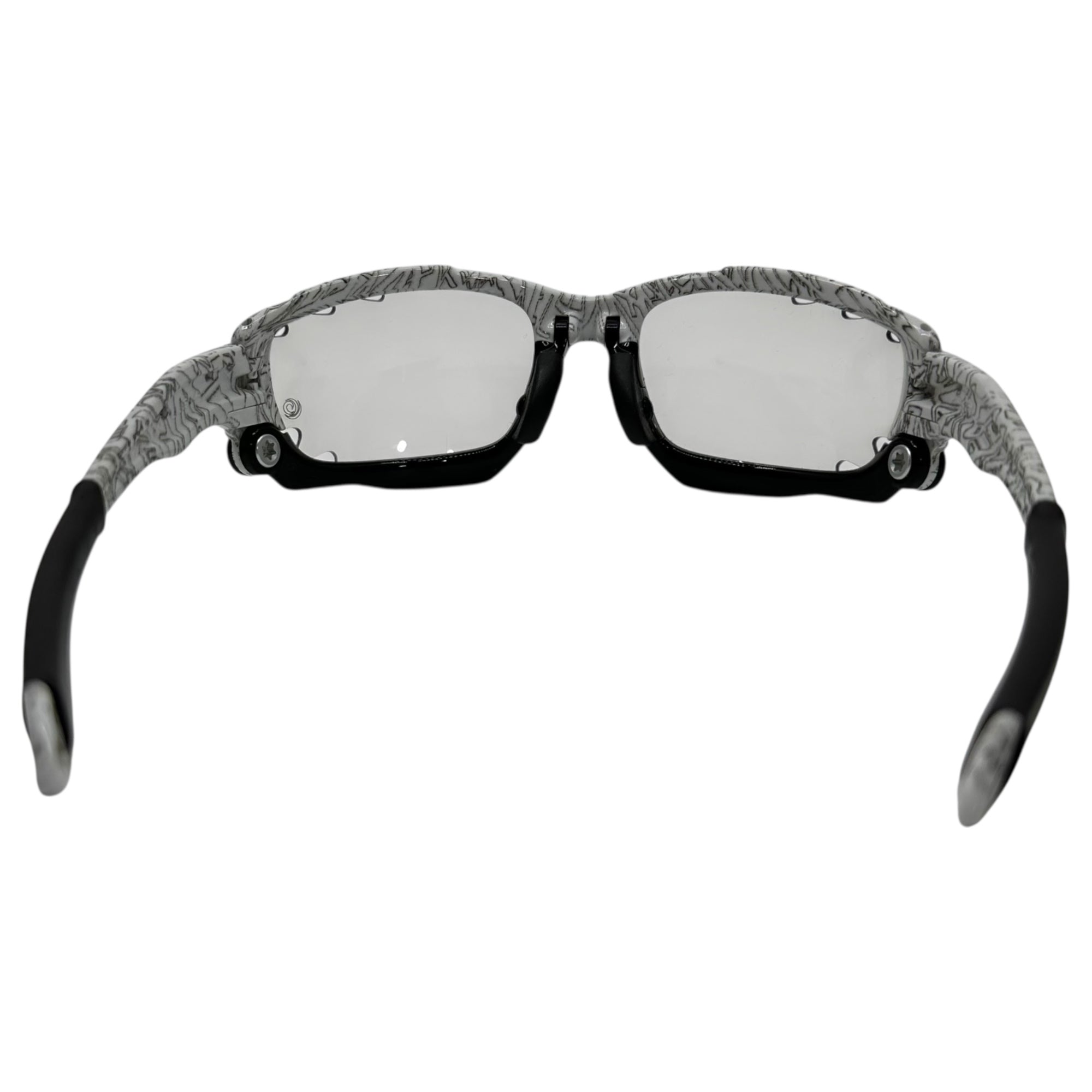 OAKLEY(オークリー) RACING JACKET White Black Ghost Text レーシング ジャケット サングラス ホワイト×ブラック USA製