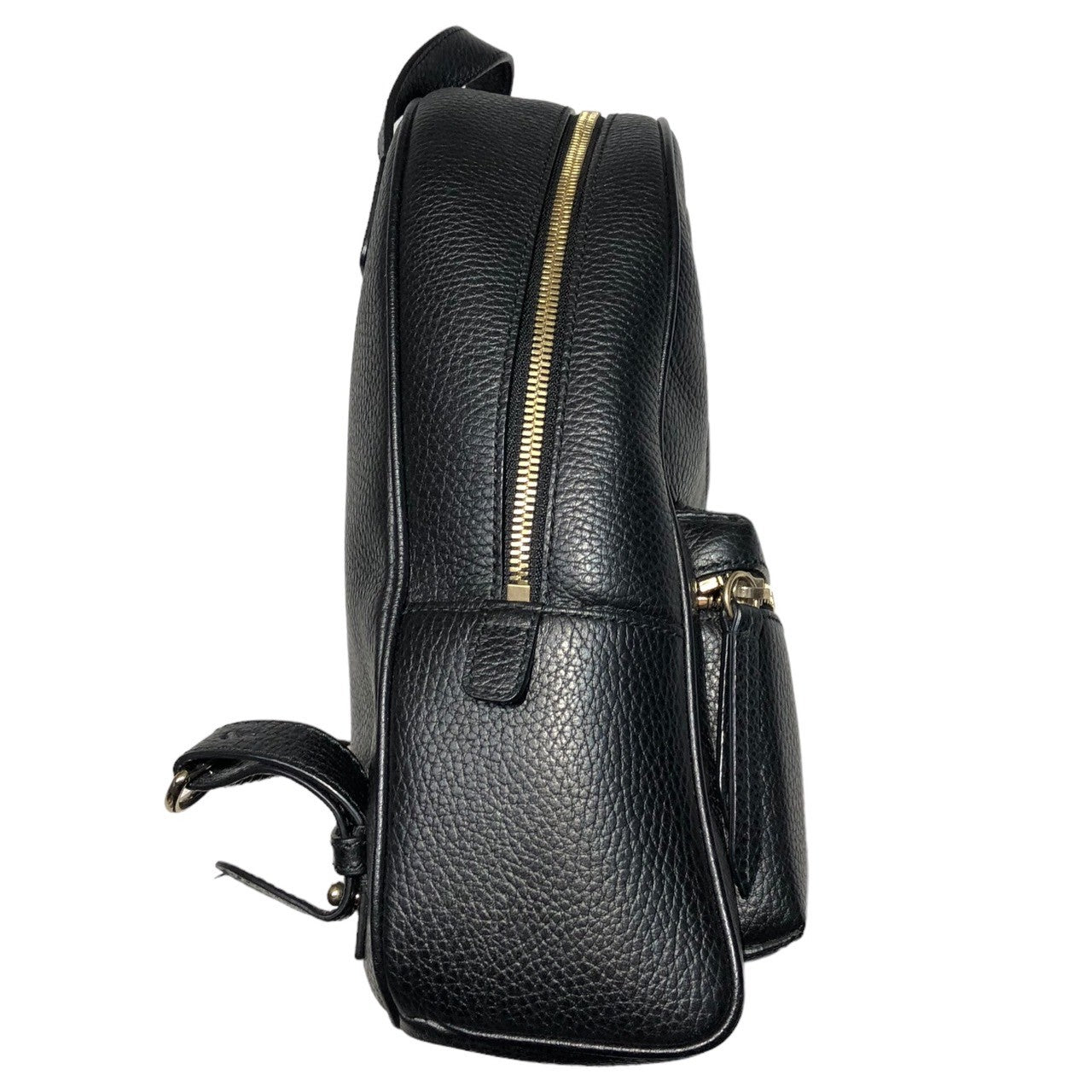 GUCCI(グッチ) Interlocking G leather daypack ソーホー インターロッキング G レザー デイパック 536192 ブラック リュック ロゴ