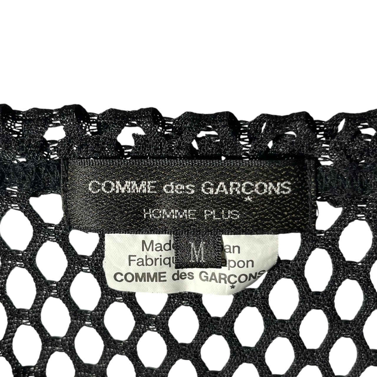 COMME des GARCONS HOMME PLUS(コムデギャルソンオムプリュス) 19AW Finding Beauty in the Dark期 Mesh long length pullover cut and sew メッシュ ロング丈 プルオーバー カットソー PD-T051 M ブラック AD2019