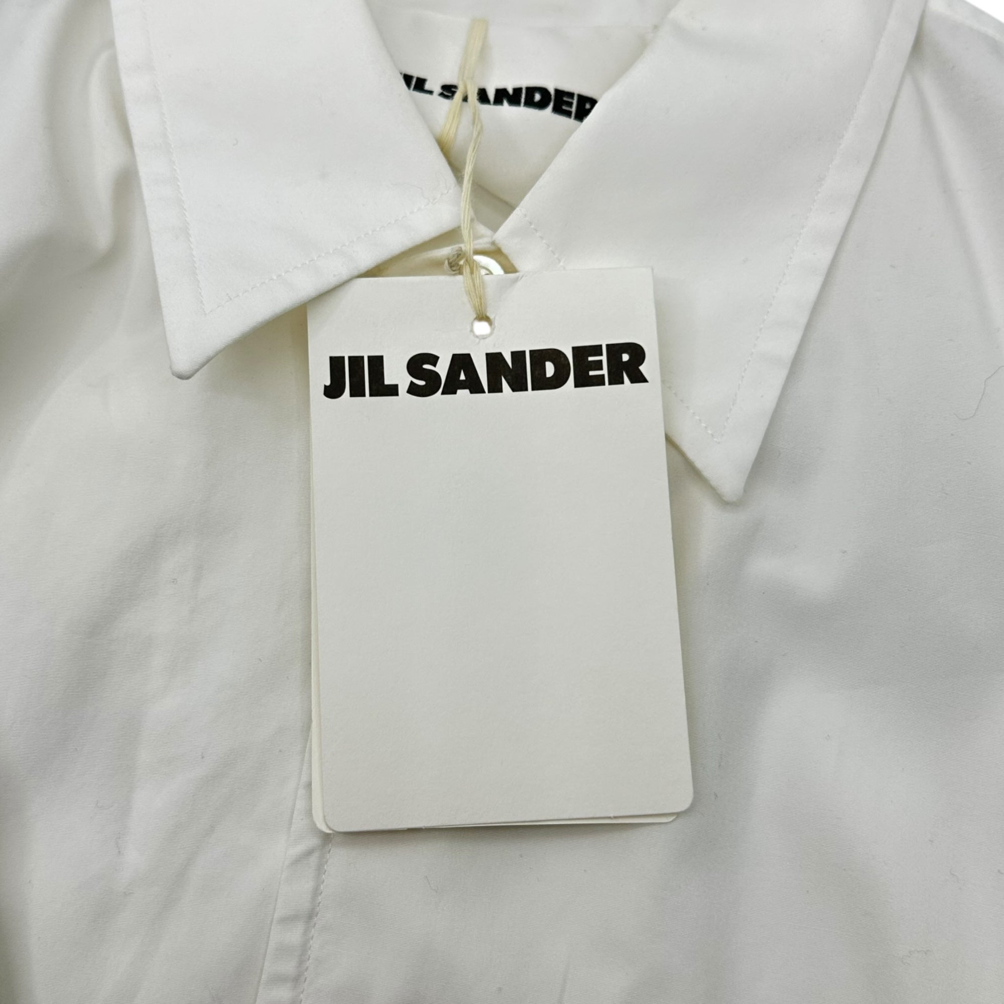 JIL SANDER(ジルサンダー) 20SS Cotton Poplin Over Shirt コットン ポプリン オーバー シャツ JSMQ741626-MQ244300 39 15 1/2(M程度) ホワイト 長袖 国内代理店タグ無