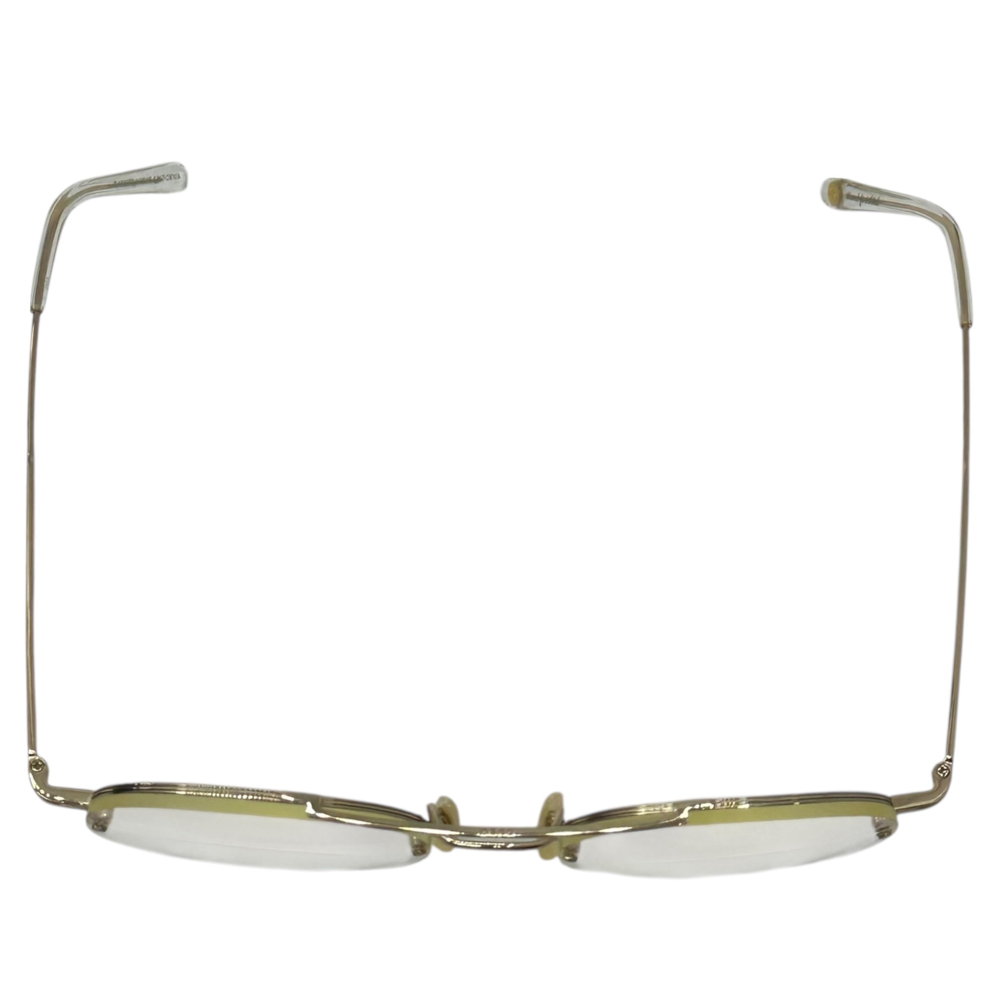 GARRETT LEIGHT CALIFORNIA OPTICAL(ギャレットライトカリフォルニアオプティカル) model. BEAUMONT クリアレンズ サングラス 眼鏡 メガネ G-CR  53□20 クリア×ゴールド ダブルブリッジ