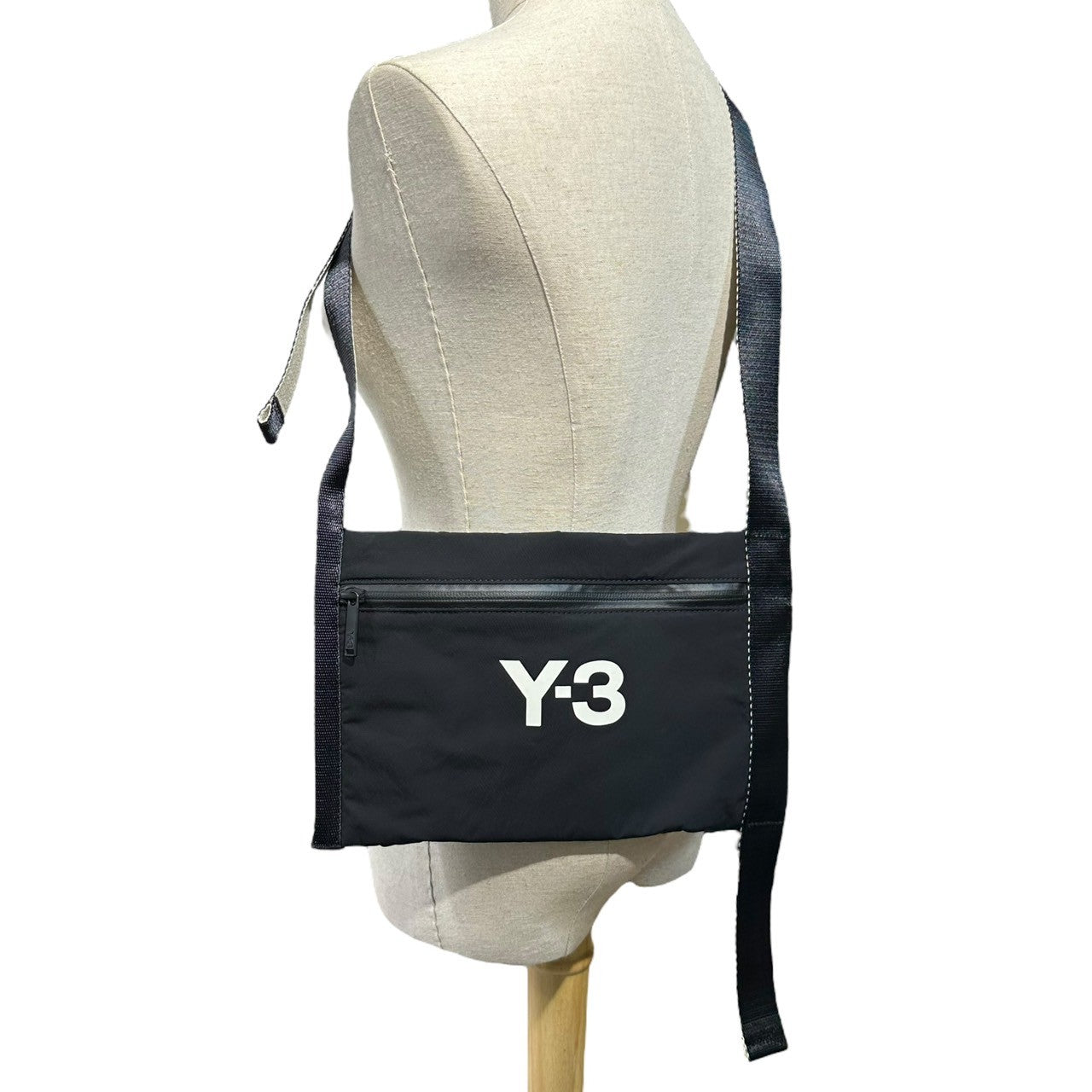 Y-3(ワイスリー) Logo Nylon Shoulder Bag ロゴ ナイロン ショルダー バッグ GK2015 ブラック