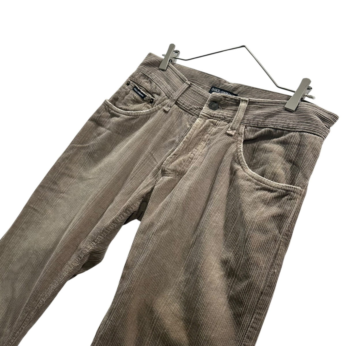 DOLCE&GABBANA(ドルチェ&ガッバーナドルガバ) 10 corso como Corduroy pants ディエチコルソコモ コムデギャルソン コーデュロイ パンツ 46 ベージュ
