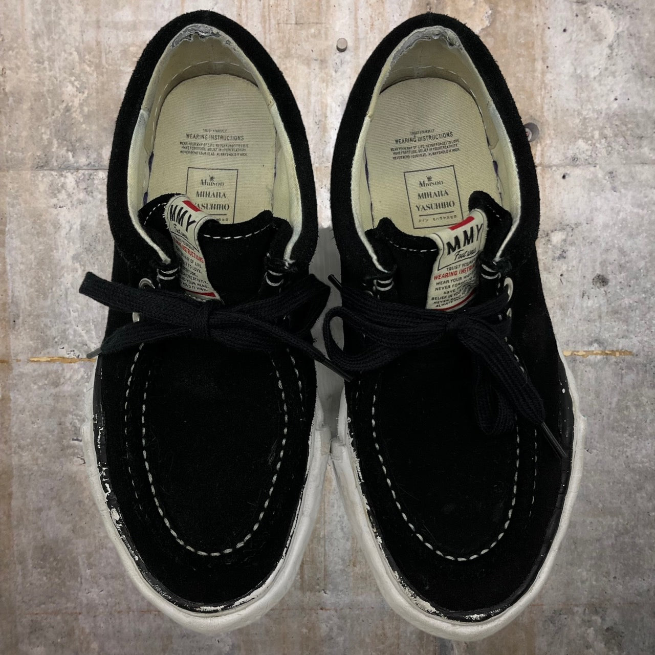 Maison MIHARA YASUHIRO(メゾンミハラヤスヒロ) OG SOLE MOCCASIN A06FW713 40 ブラック