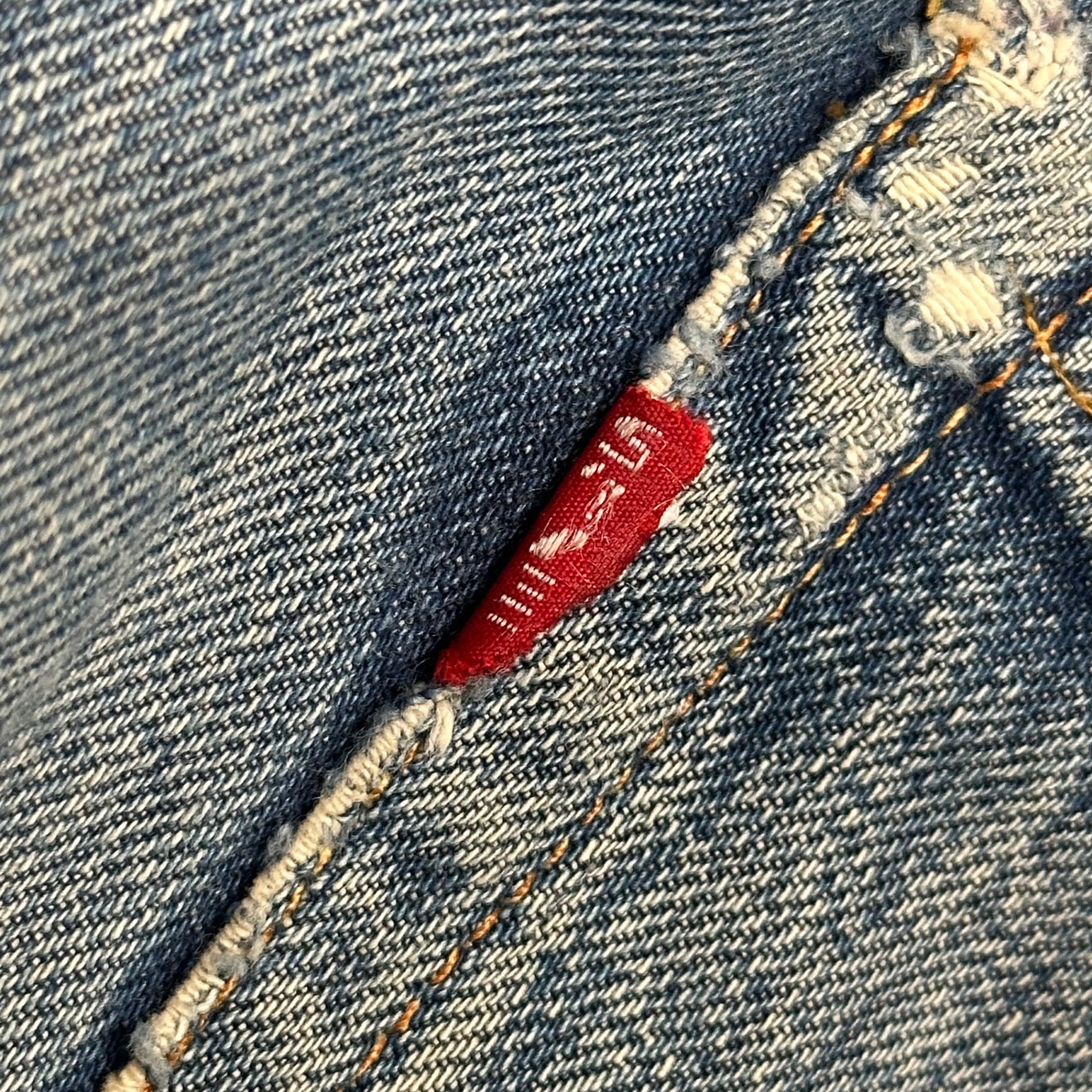 Levi's(リーバイス) 1967~1969's 505 BIG E Denim Pants ヴィンテージ デニム パンツ 実寸約W31.5 インディゴ 60’s 60年代 42TARON 並行ステッチ 均等V 最初期