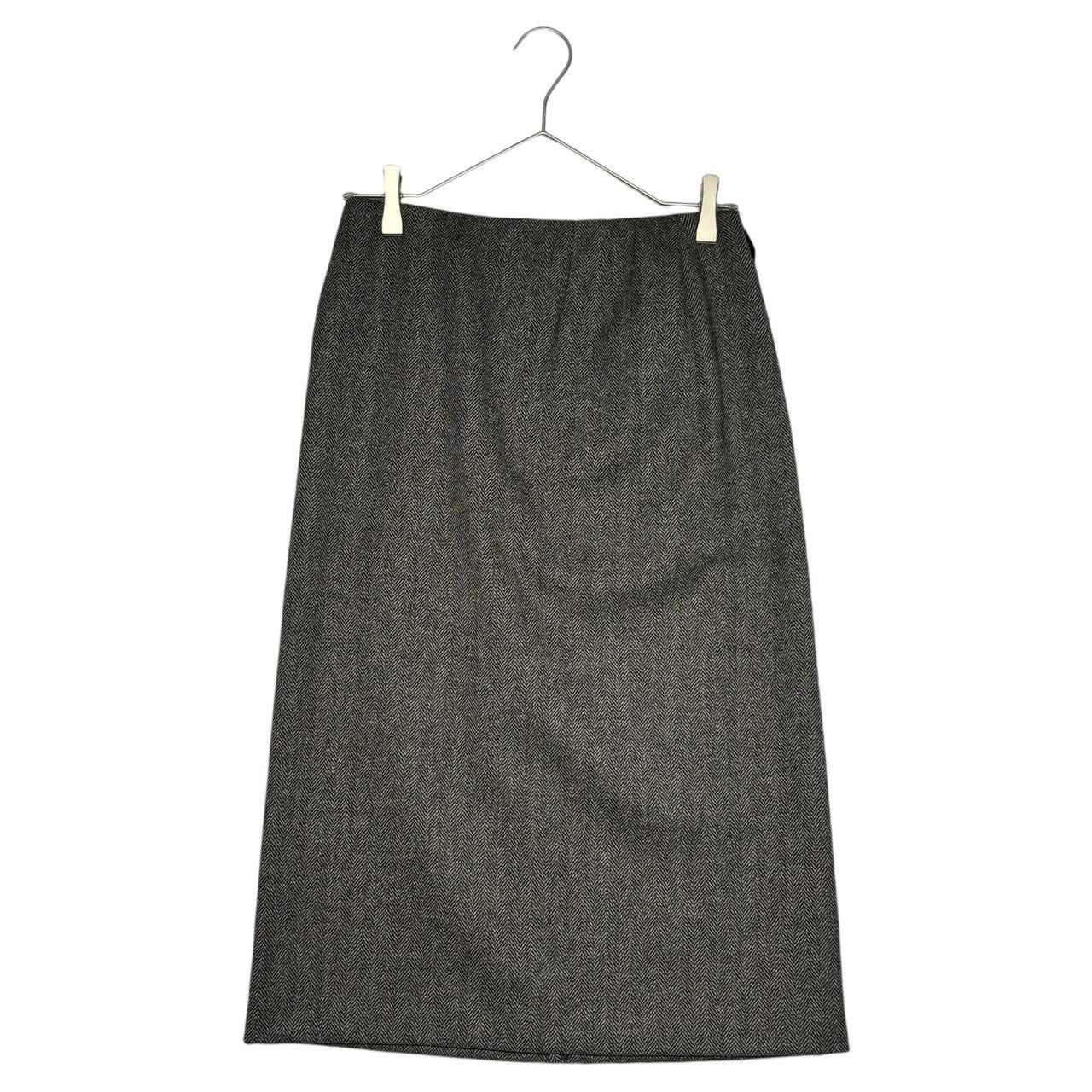 HERMES(エルメス) BY MARGIELA Tweed sleeveless skirt setup マルジェラ期 ツイード ノースリーブ スカート セットアップ 36(M程度) ブラウン ロング タイト ブラウス アーカイブ