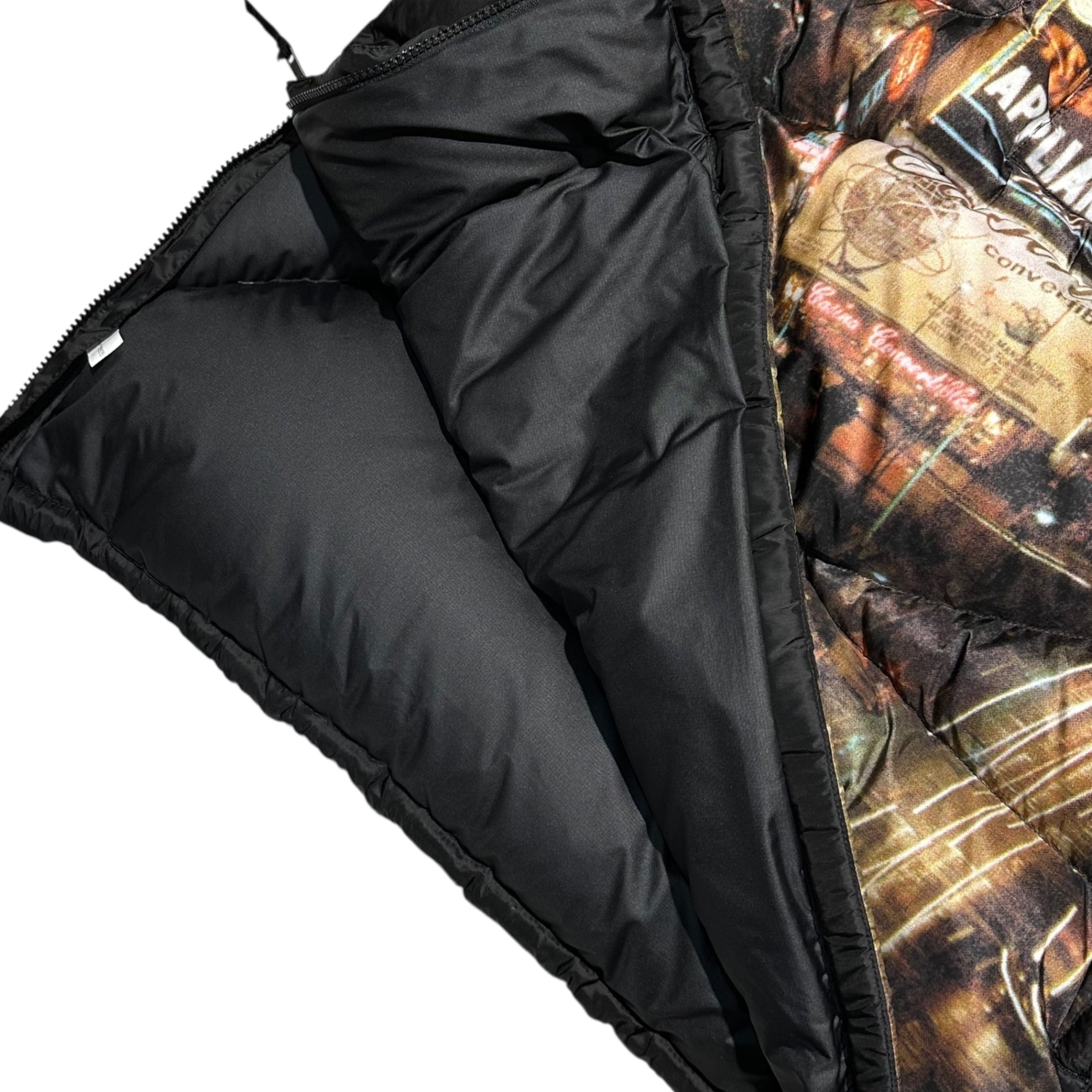 SUPREME × THE NORTH FACE(シュプリーム × ノースフェイス) 800-Fill Half Zip Hooded Pullover Times Square 800フィルパワー フーデッド プルオーバー ダウン ジャケット タイムズ スクエア ND522051 XL マルチカラー