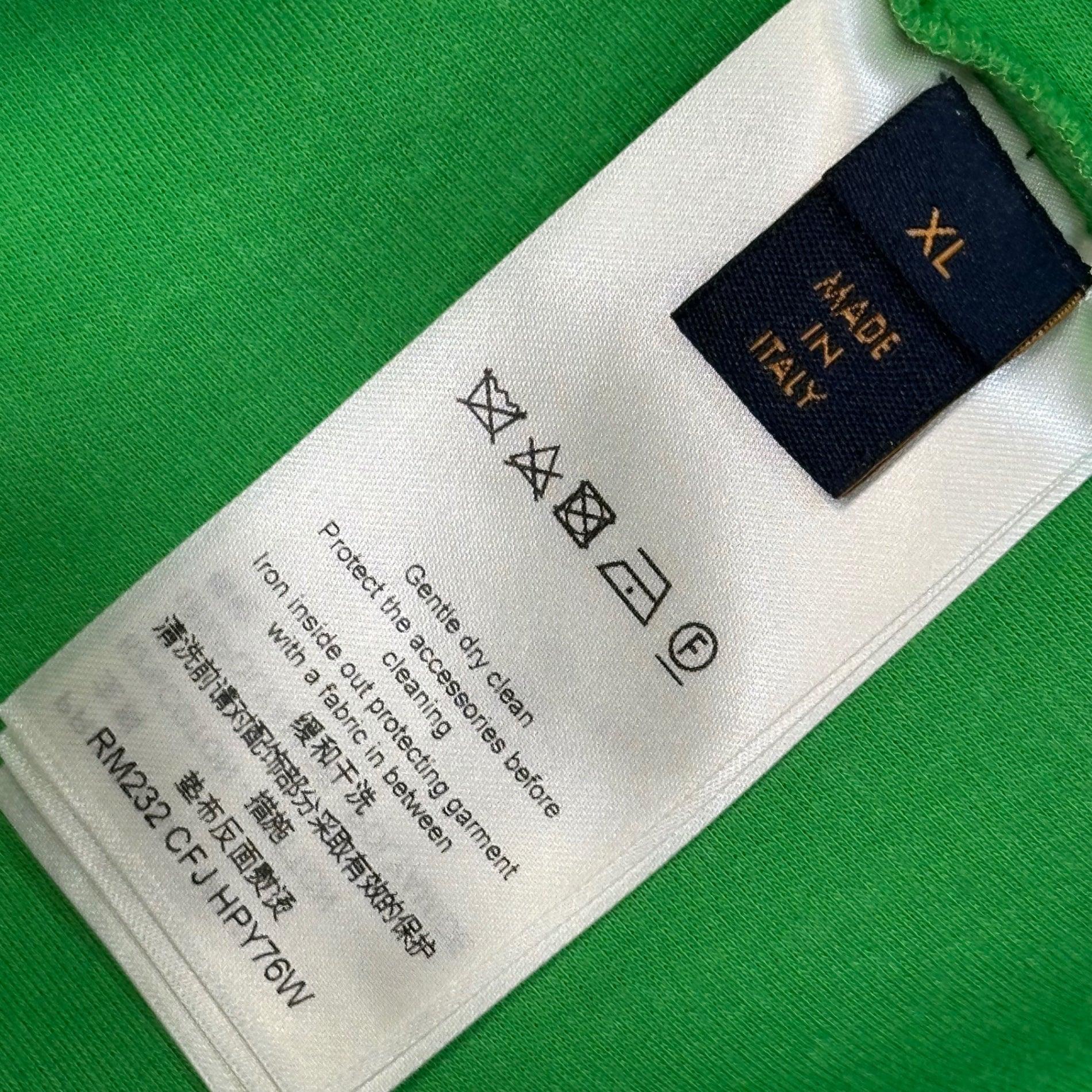 LOUIS VUITTON(ルイヴィトン) 2023AW Monogram Flower Stopper Hoodie モノグラムフラワー ストッパー プルオーバー パーカー HPY76W XL ライトグリーン