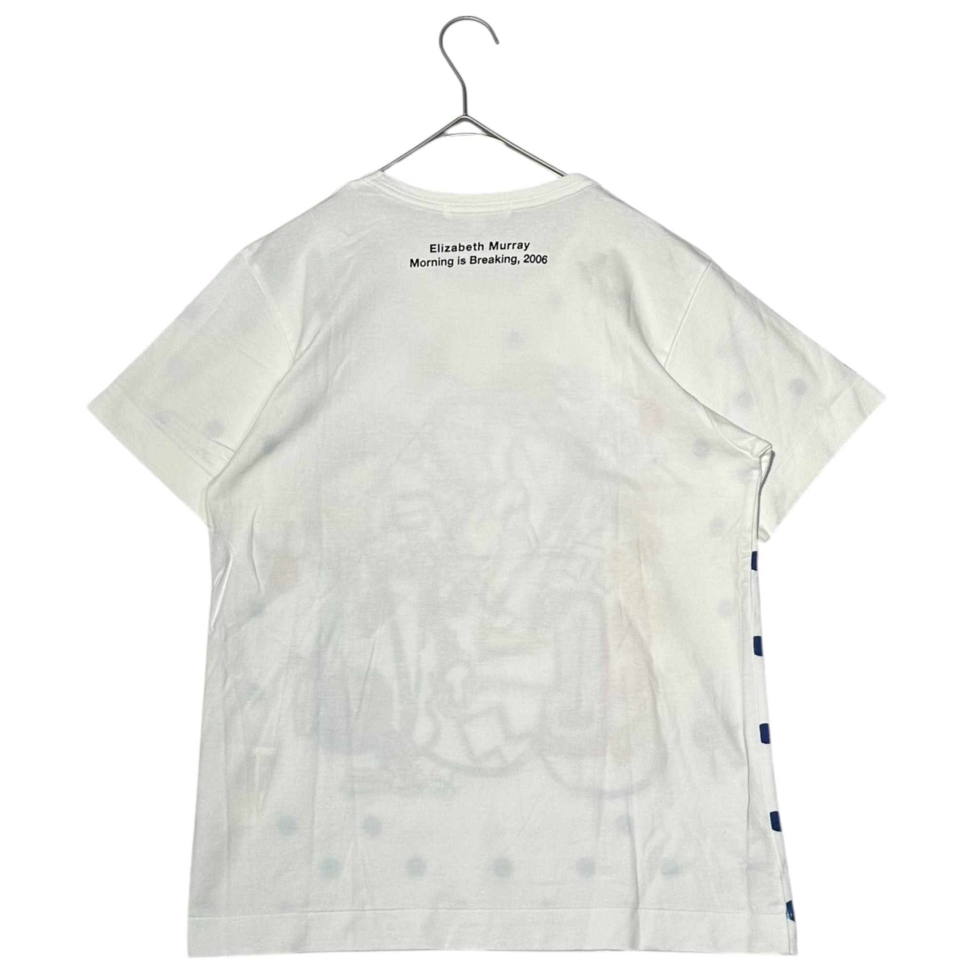 COMME des GARCONS(コムデギャルソン) 09SS ”Elizabeth murray Morning is breaking, 2006” Tee グラフィック プリント Tシャツ OC-T021 M ホワイト AD2009
