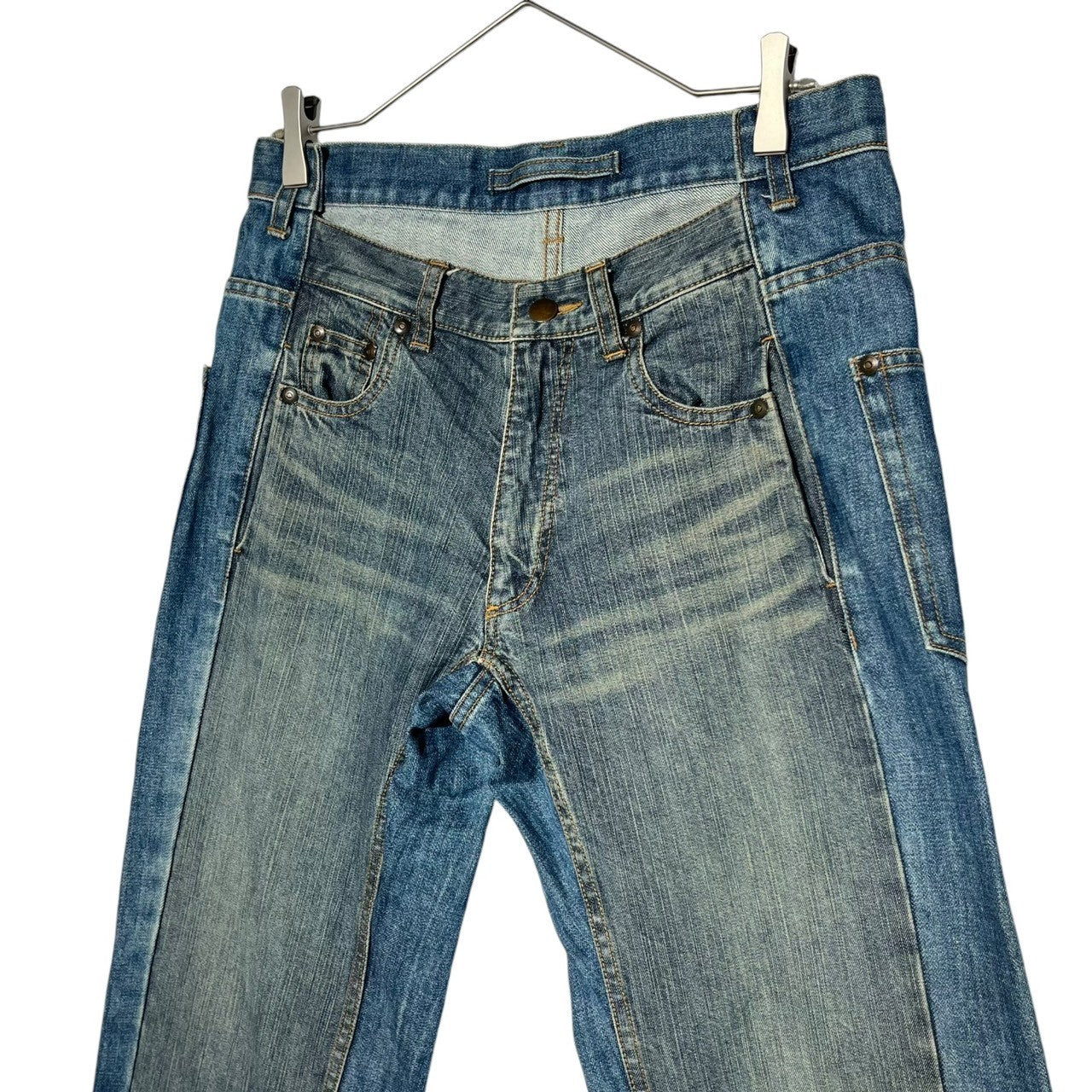 MIHARA YASUHIRO(ミハラヤスヒロ) 00's reconstructed denim pants 再構築 デニム パンツ 11232194 M インディゴ