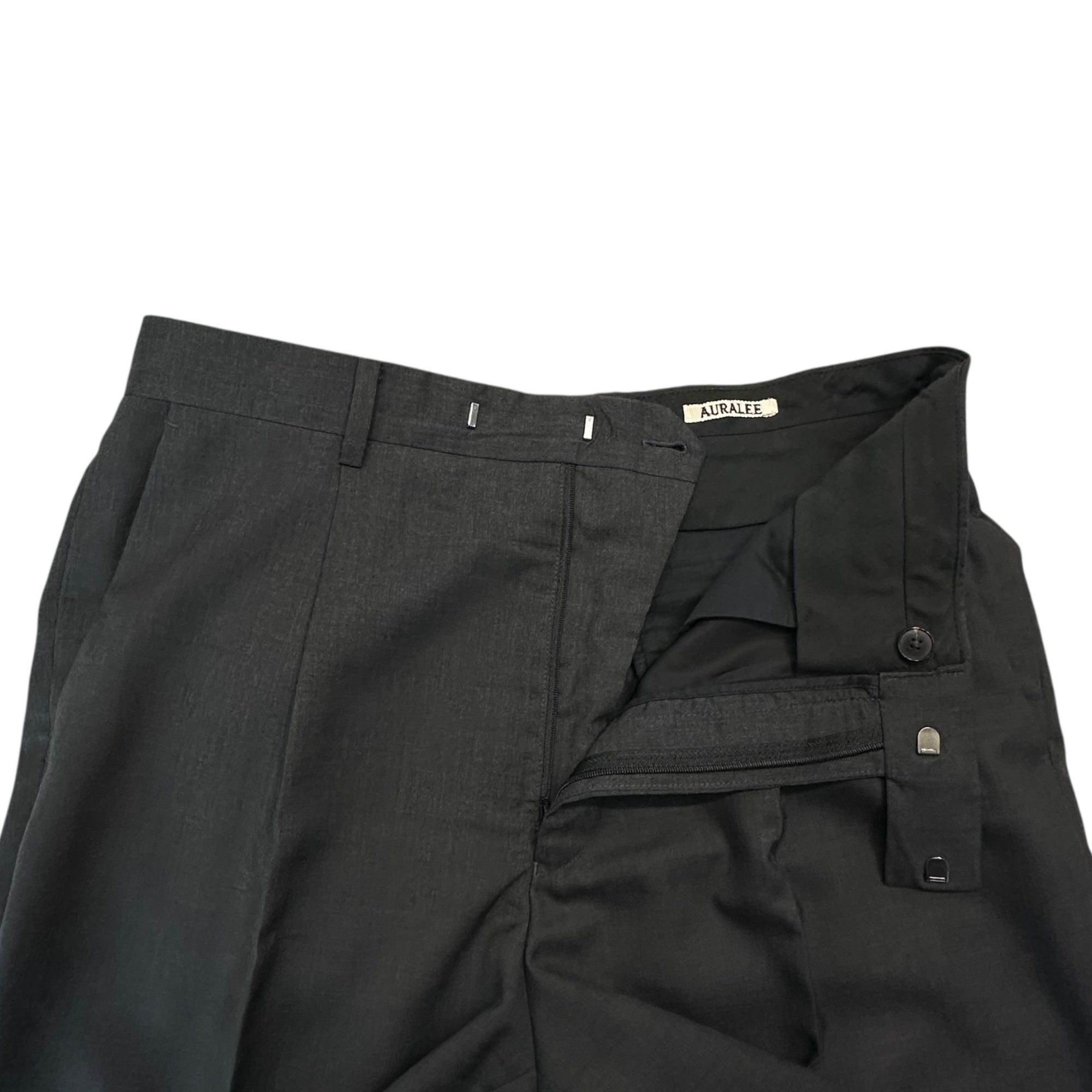 AURALEE(オーラリー) TROPICAL WOOL SLACKS トロピカル ウール スラックス A22SP02WT 4 グレー パンツ