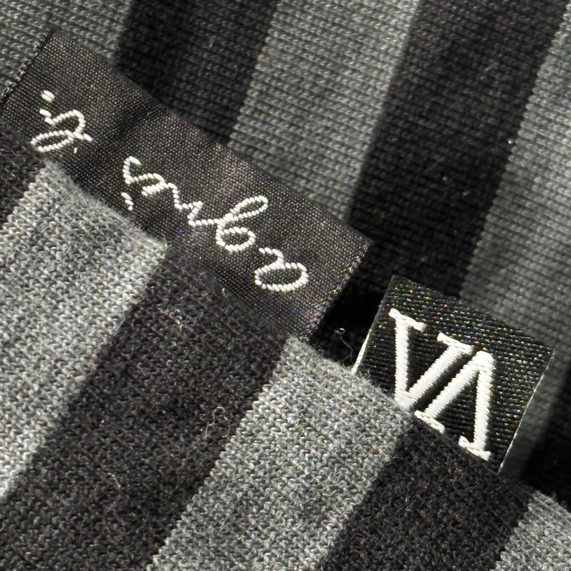 V.A. Fragment × agnes b.(フラグメント × アニエスベー) Border Crew Neck L/S T-Shirt ボーダー クルーネック 長袖 Tシャツ ロンT EDA1J008 H24 L グレー×ブラック