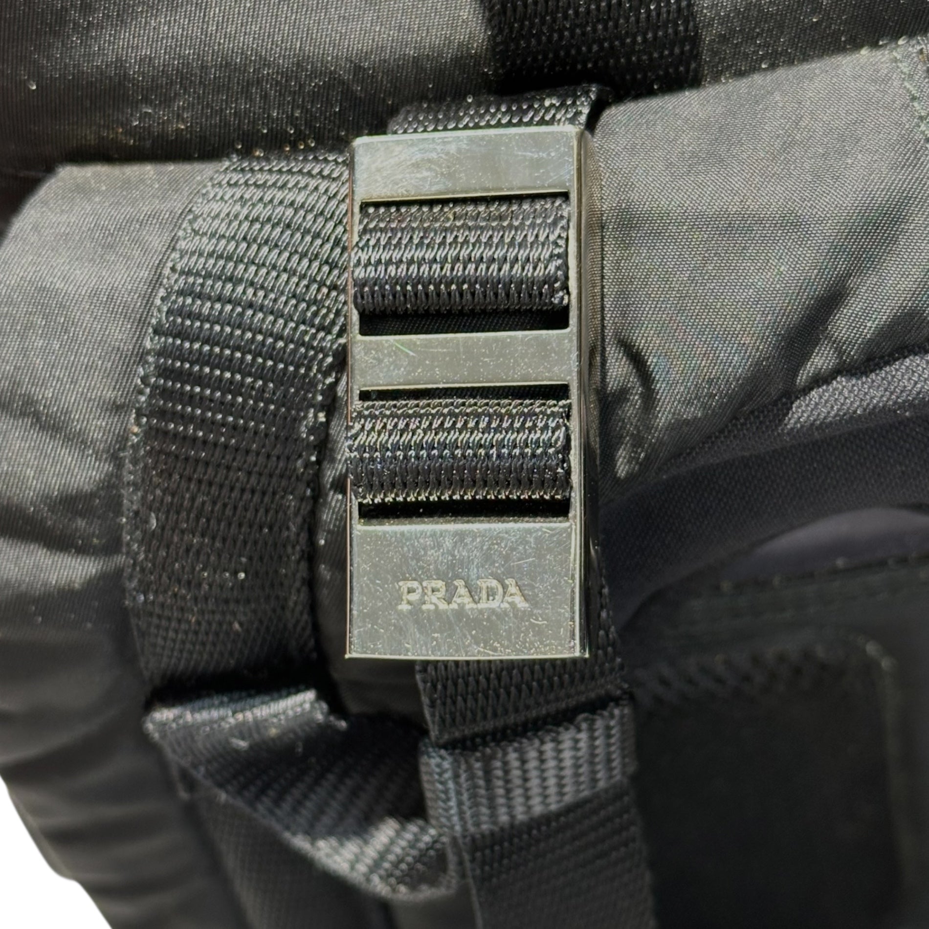 PRADA(プラダ) Drawstring Nylon Backpack ドローコード ナイロン リュックサック バックパック VZ0055 ブラック