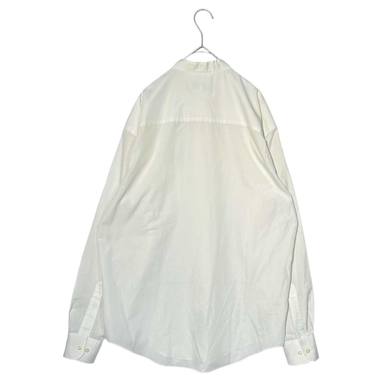 YVES SAINT LAURENT(イヴサンローラン) 80's ~ 90's Vintage Band Collar Shirt ヴィンテージ バンドカラー シャツ 15 1/2(M程度) ホワイト