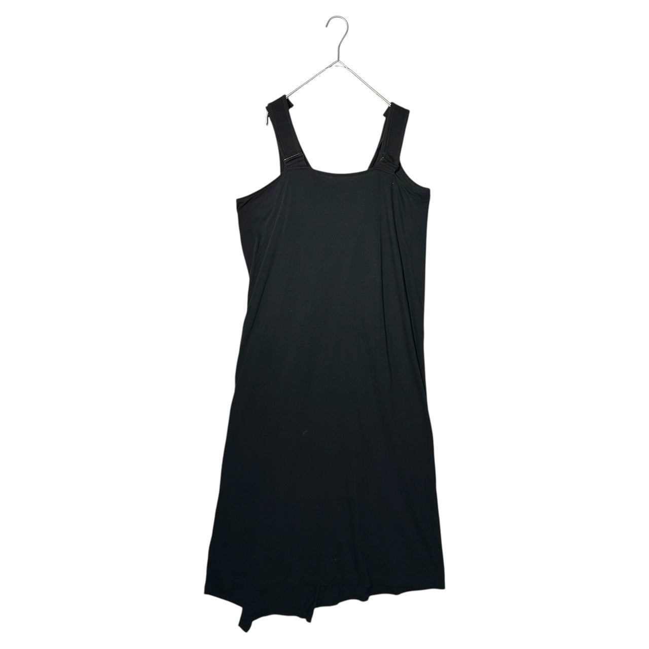 YOHJI YAMAMOTO(ヨウジヤマモト) 15SS Brand Logo Sleeveless Jumper Skirt Dress ブランドロゴ ノースリーブ ジャンパースカート ワンピース FU-D33-032 1(S程度) ブラック
