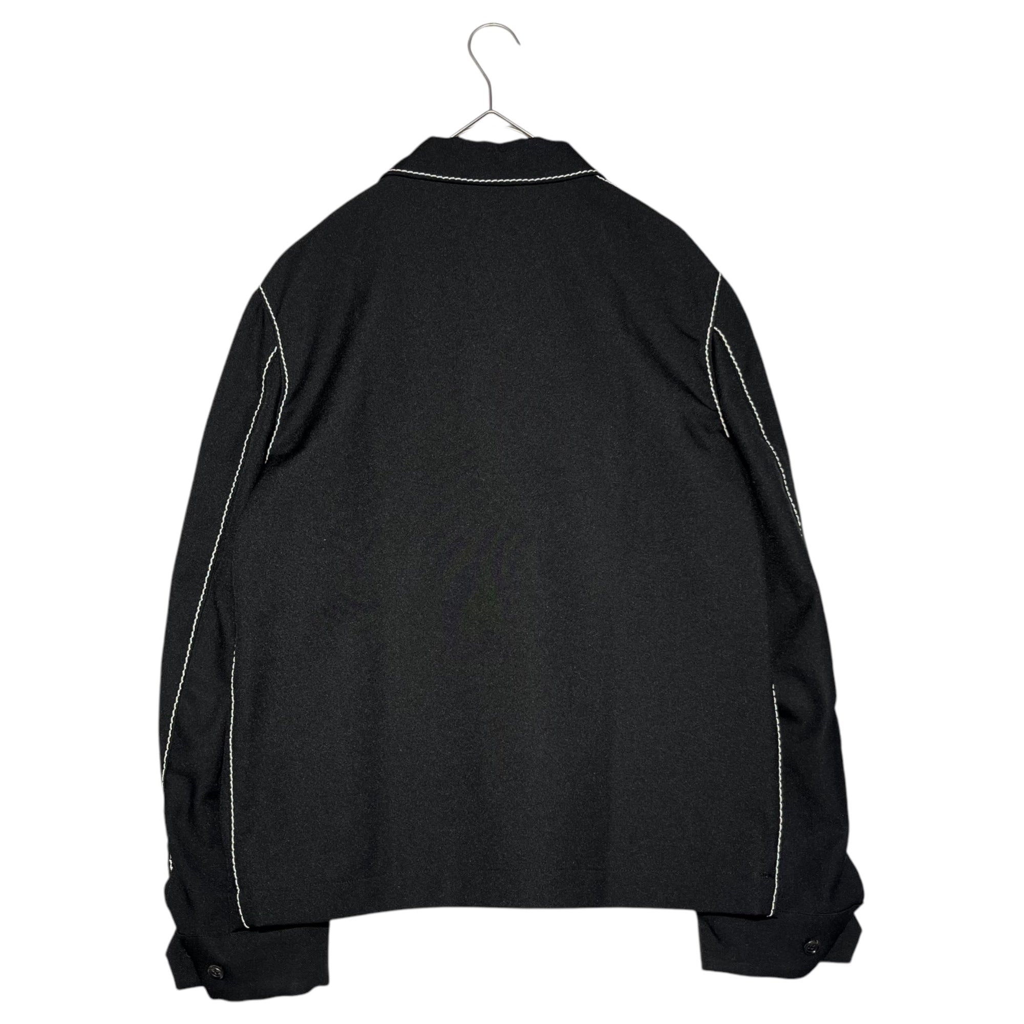 COMME des GARCONS HOMME PLUS(コムデギャルソンオムプリュス) 99AW Souvenir Kitsch stitch pullover jacket スーベニールキッチュ期 ステッチ プルオーバー ジャケット アーカイヴ PJ-04089M M ブラック 通称エルメス期 稀少品