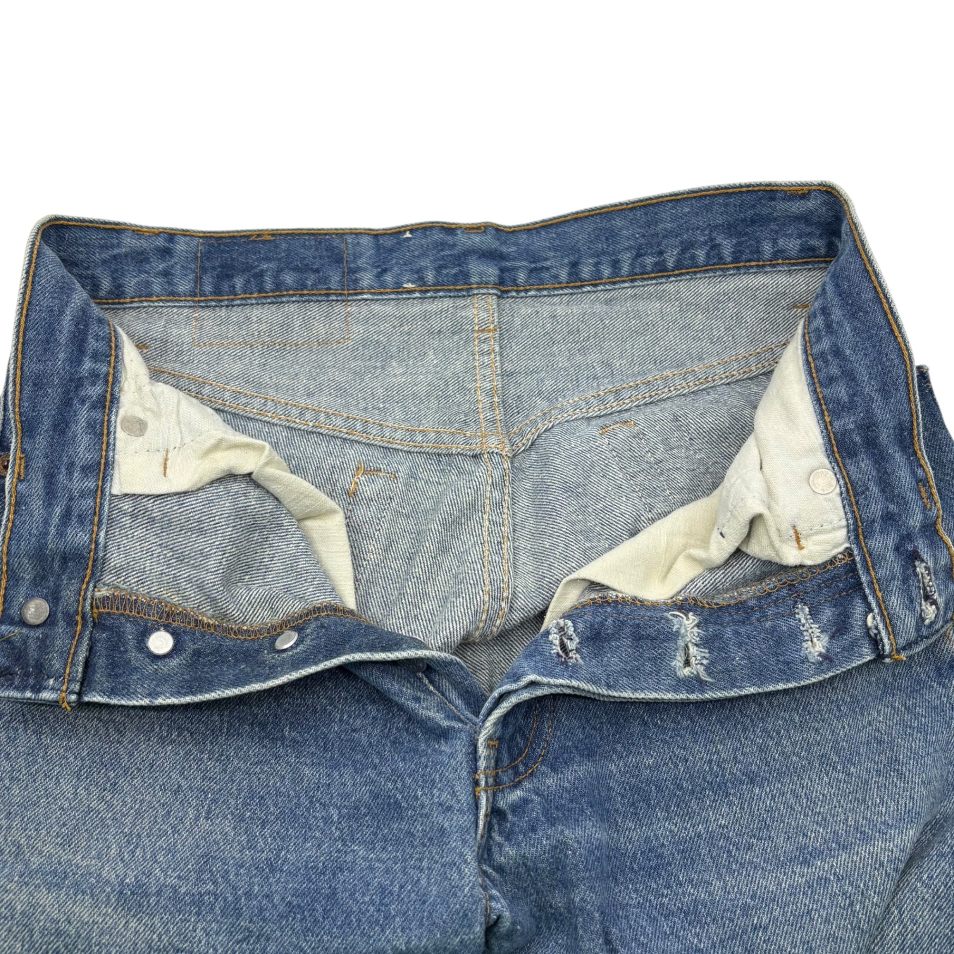Levi's(リーバイス) 80's 501 USA made Vintage Straight Denim Pants ヴィンテージ ストレート デニム パンツ 501-0000 W29 L32 インディゴ 80年代 ハチマル 552裏ボタン