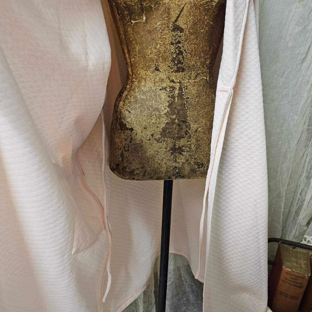 VINTAGE(ヴィンテージ) 90~00's quilted robe dress キルティング ローブ ワンピース SIZE 42 ピンク