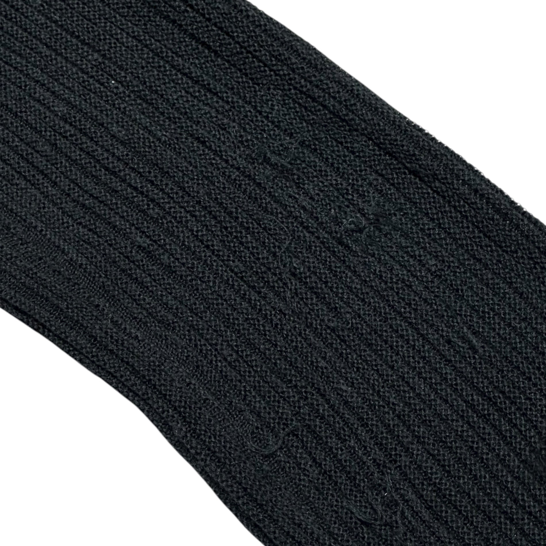 MAISON MARGIELA(メゾンマルジェラ) V-neck Ribbed Knit Cardigan Vネック リブ ニット カーディガン 表記無(M程度) ネイビー ①ライン