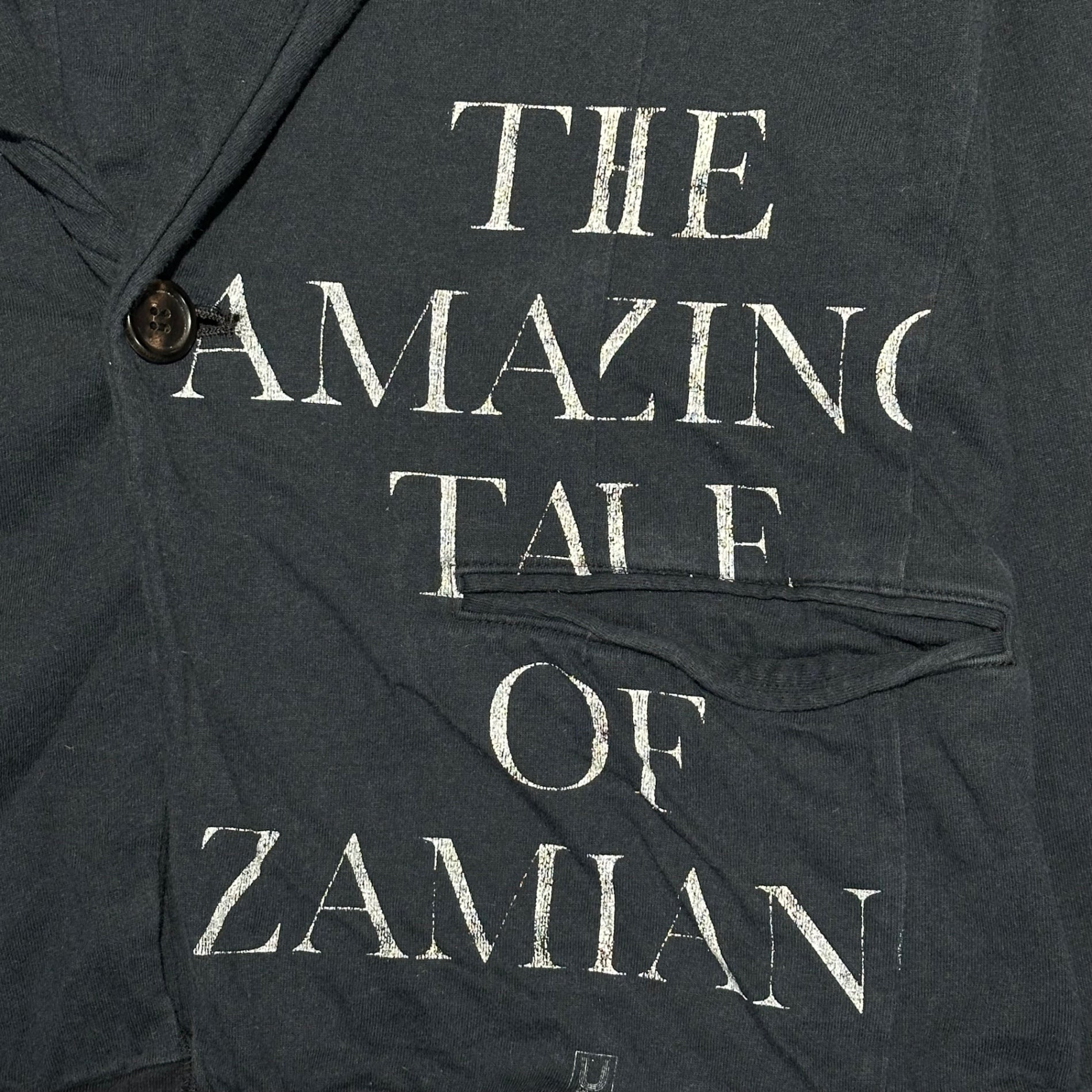 UNDERCOVERISM(アンダーカバイズム) 06SS T-shirt Reconstruction Graphic Print Tailored Jacket Tシャツ 再構築 グラフィック プリント テーラード ジャケット 6S202-J2 2 ブラック 00's アーカイブ T期