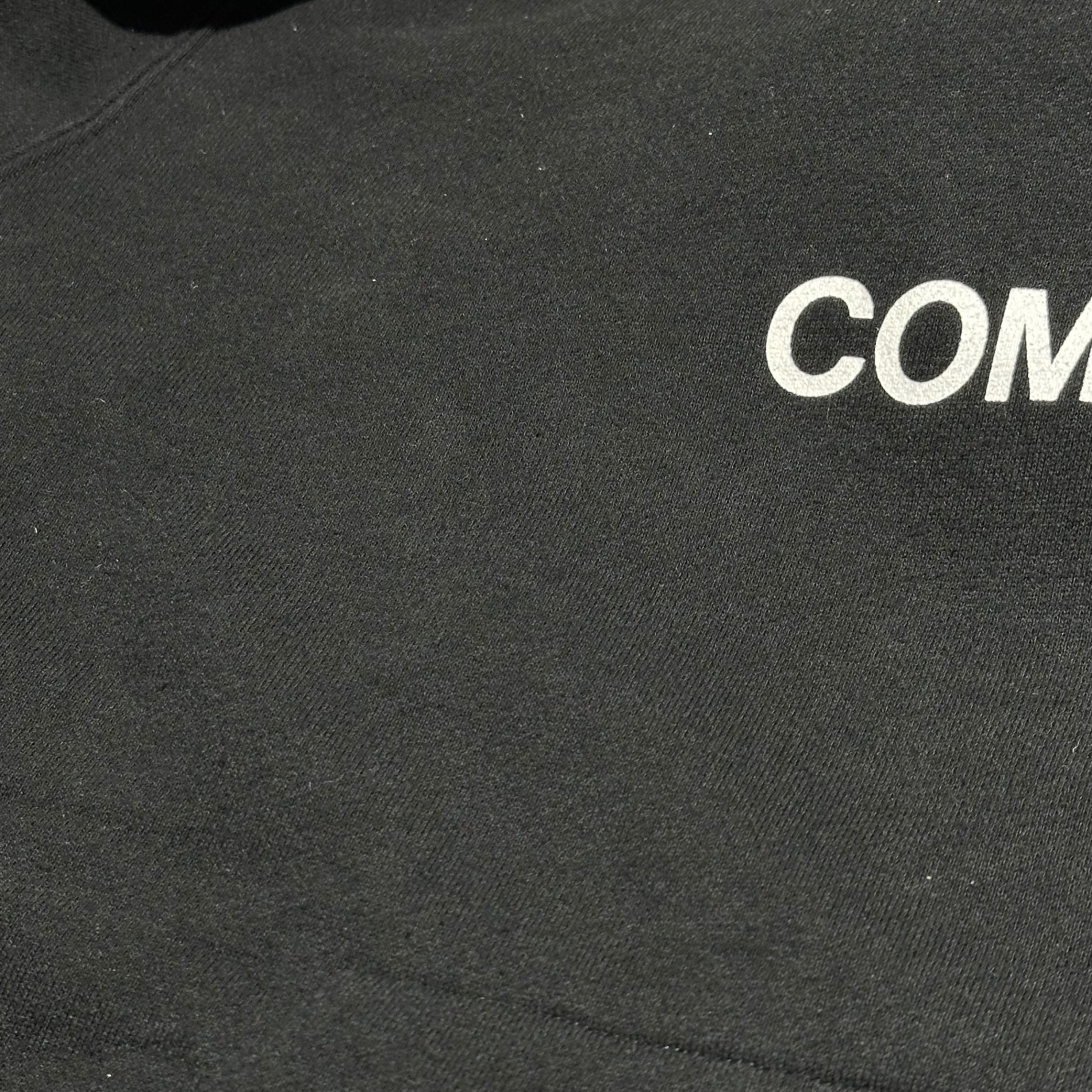 CDG COMME des GARCONS(シーディージーコムデギャルソン) CDG Logo Hooded Sweatshirt ロゴ プリント プルオーバー パーカー SZ-T070 M ブラック AD2023