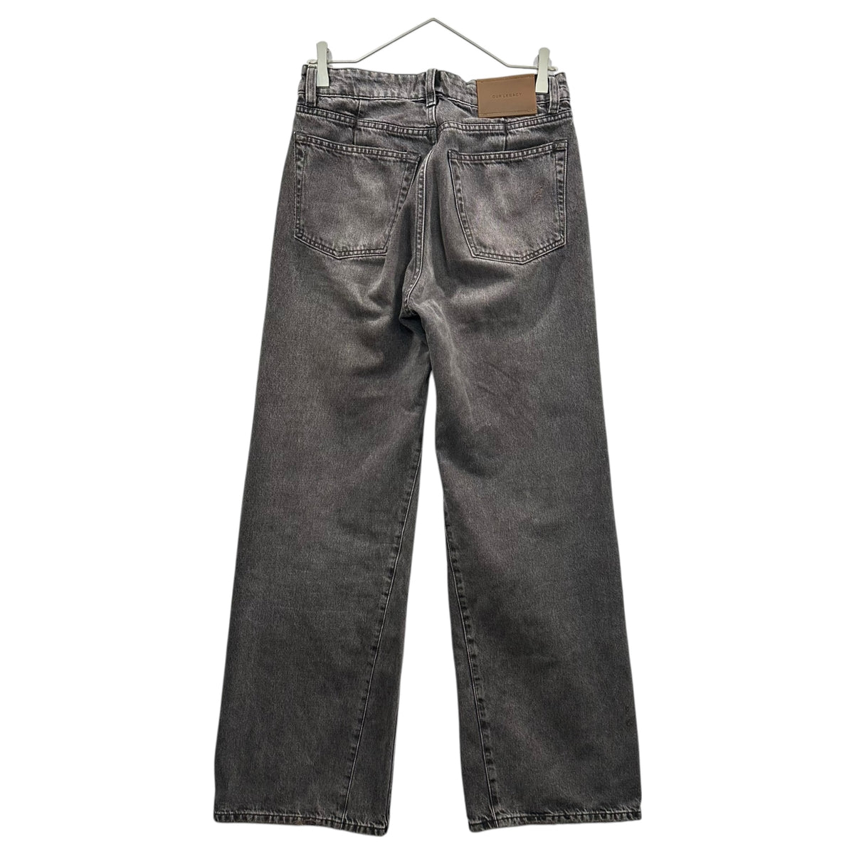 OUR LEGACY(アワーレガシー) TREBLE CUT DAMEGE DENIM PANTS トレブルカット ダメージ デニム パンツ W4255TH 26 ブラック 男性着用可能