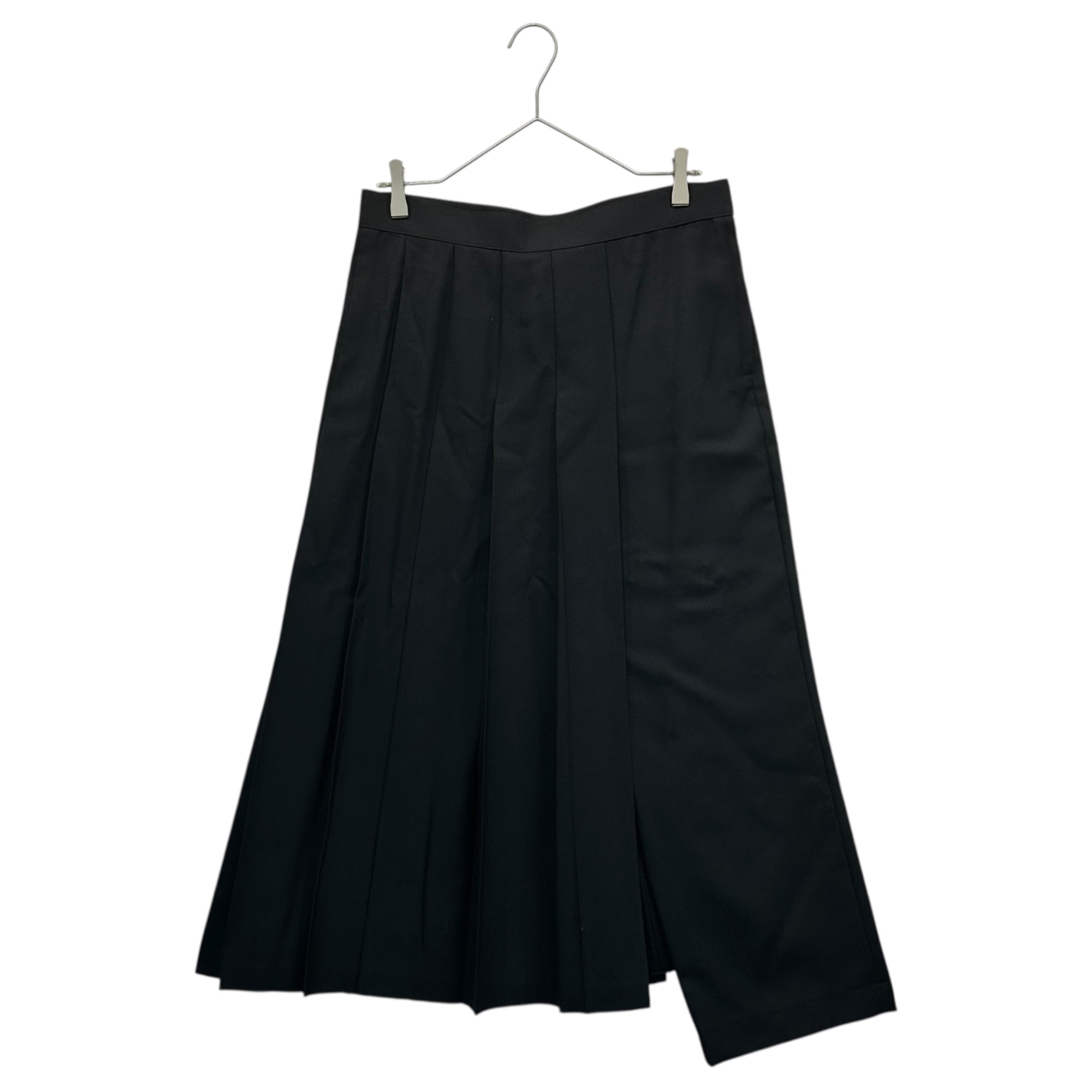 COMME des GARCONS JUNYA WATANABE(コムデギャルソンジュンヤワタナベ) 20AW 2WAY Polyester Pleated Long Skirt Pants 2ウェイ ポリエステル プリーツ ロング スカート パンツ JF-P005 L ブラック AD2020