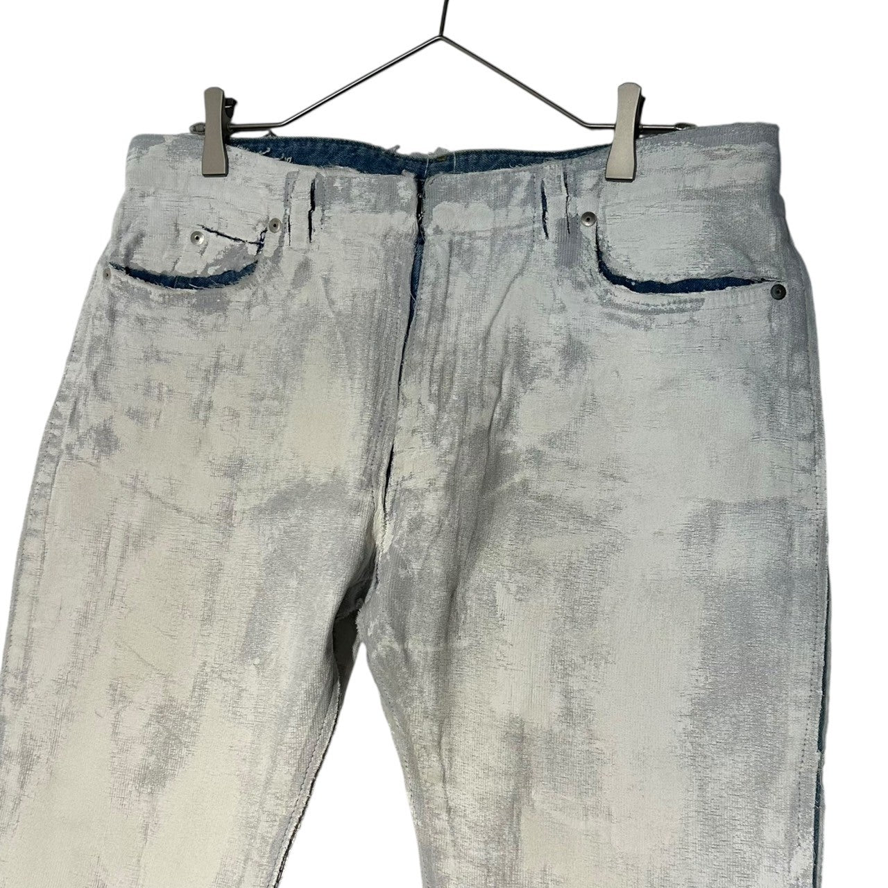 MAISON MARGIELA(メゾンマルジェラ) 16SS Bianchetto Denim Pants ビアンケット加工 デニム パンツ S30LA0096 34 ホワイト ペンキ加工