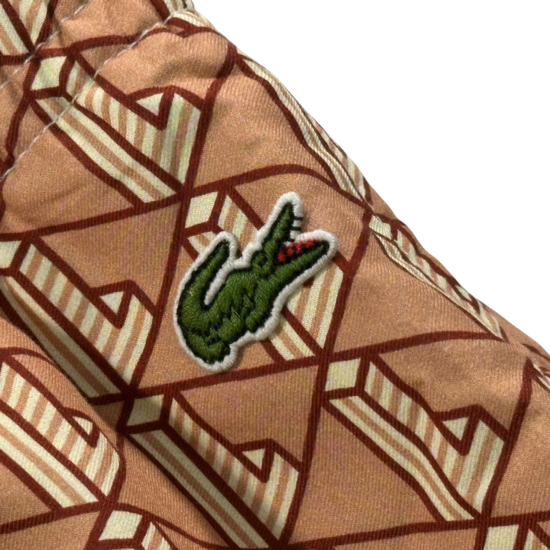 LACOSTE(ラコステ) Monogram Shorts モノグラム ショーツ ハーフ パンツ GH9928 00 F91 L ピンク