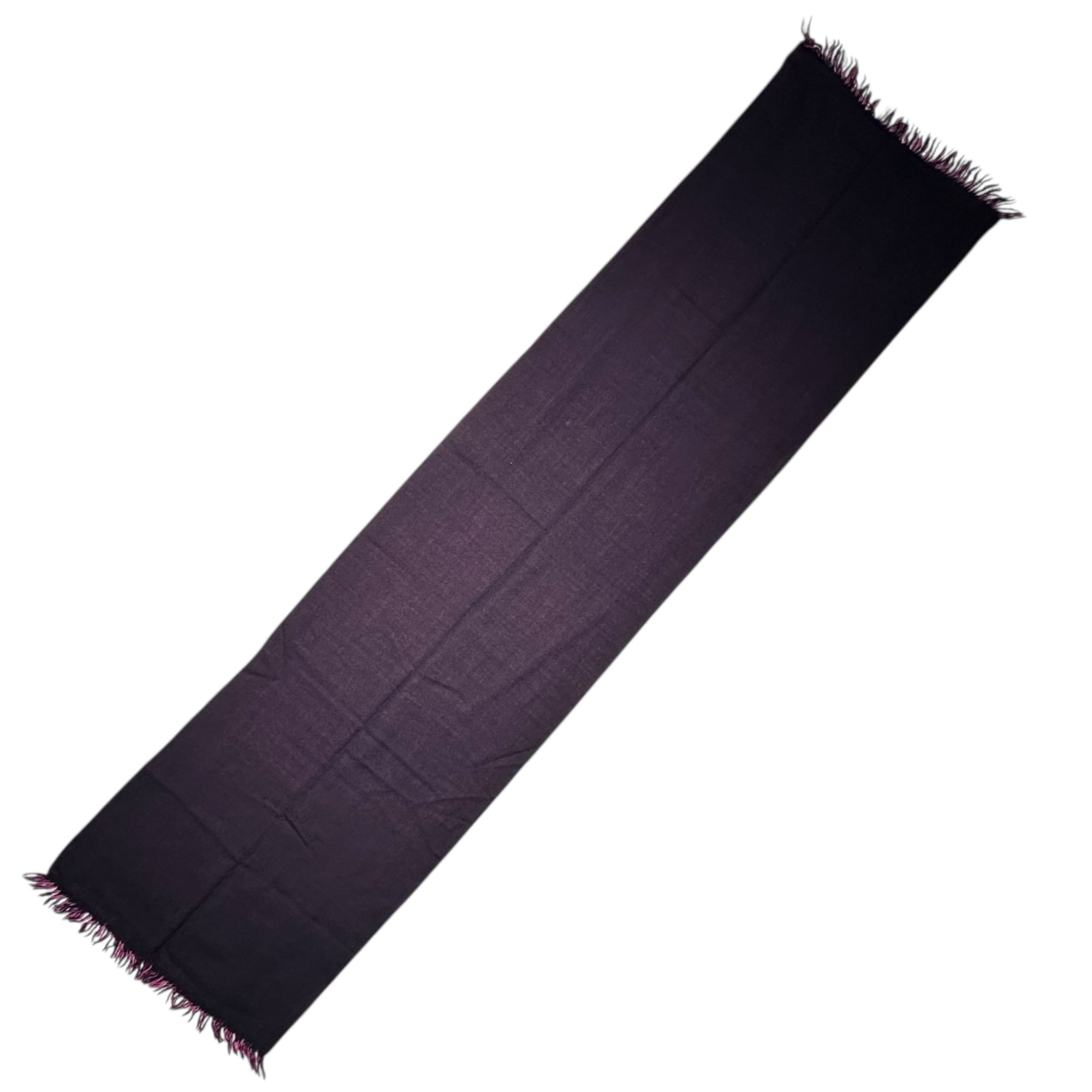 YOHJI YAMAMOTO(ヨウジヤマモト) Two-Tone Wool Stole ツートン ウール ストール FZ-L02-903 ピンク×ネイビー マフラー