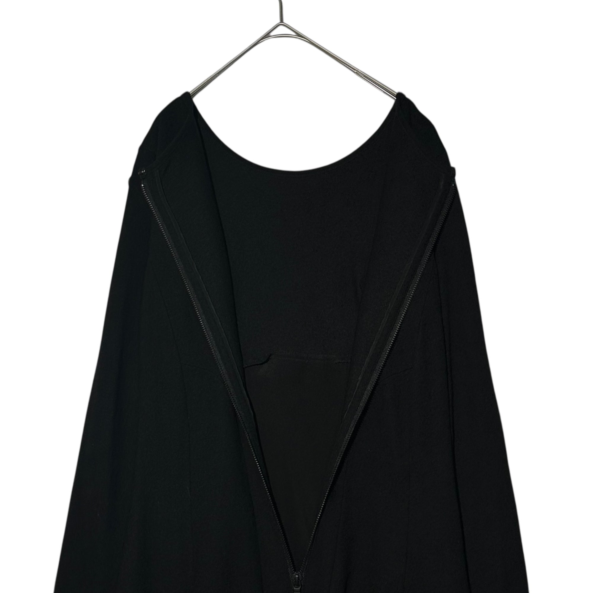 MICHIKO by Y's(ミチコ バイ ワイズ) Back Zip Chest Design Dress バックジップ 胸デザイン ワンピース YF-D31-400 2(M程度) ブラック