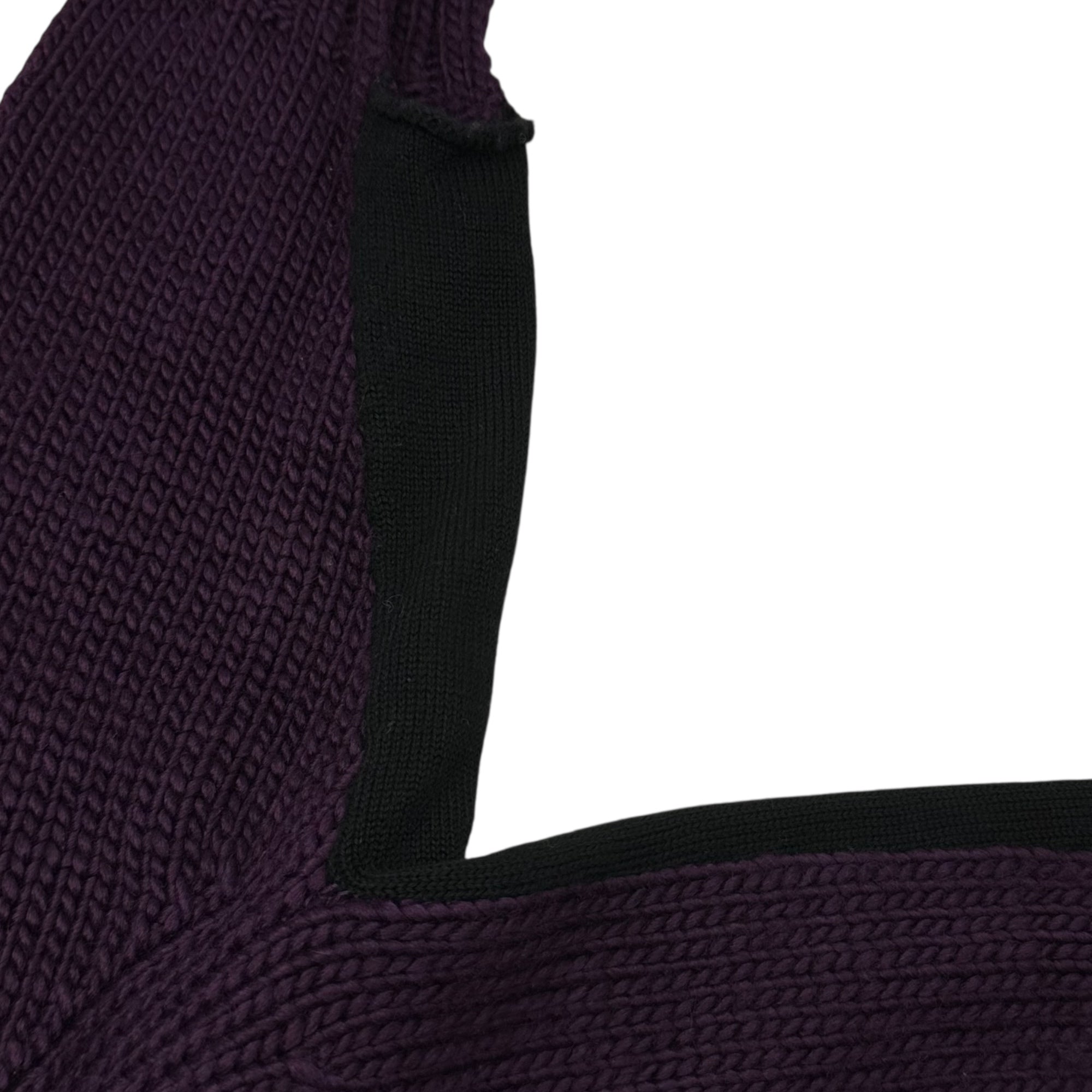 YOHJI YAMAMOTO(ヨウジヤマモト) Old High Neck Low Gauge Long Sleeve Wide Knit オールド ハイネック ローゲージ 長袖 ワイド ニット FV-K48-168 3(L程度) パープル