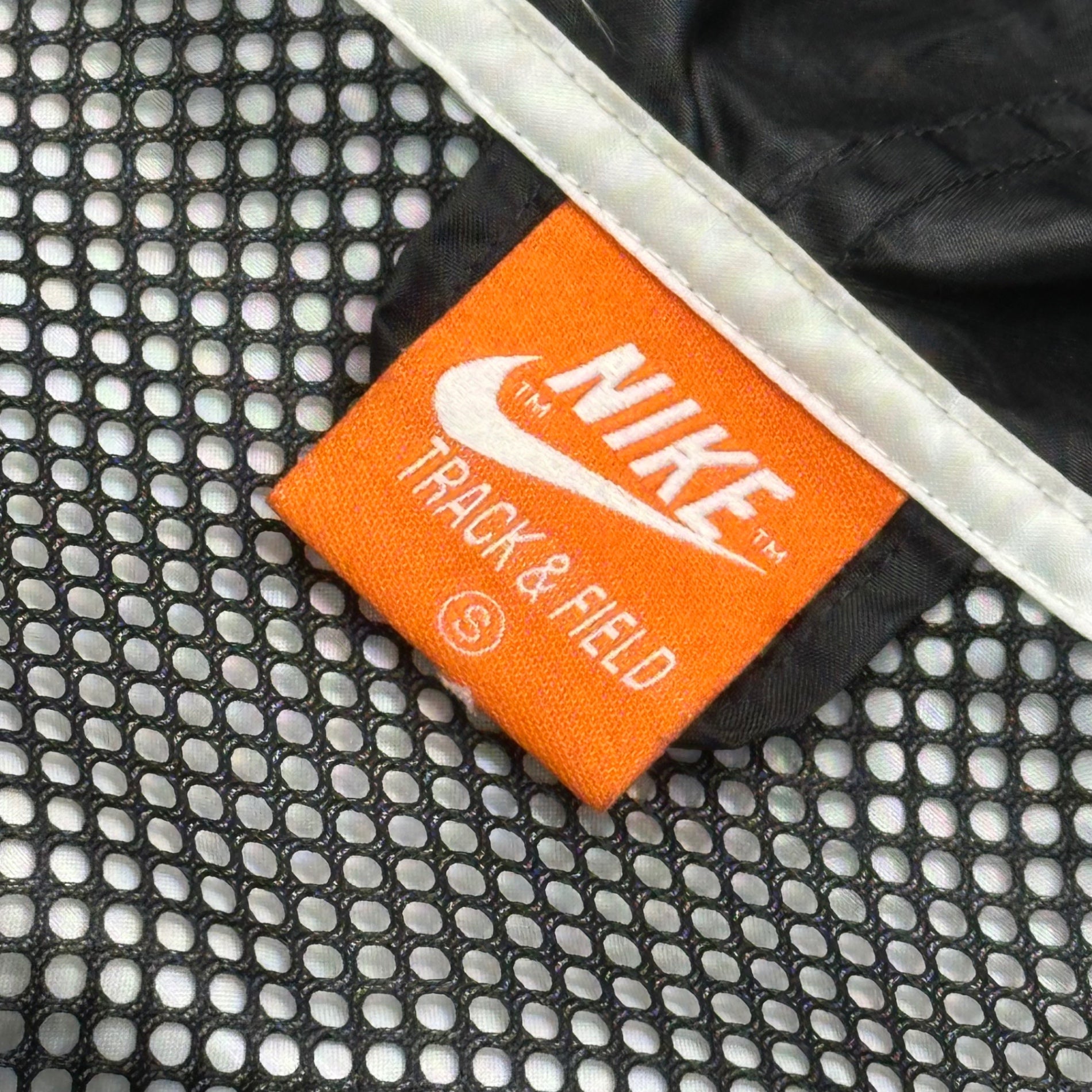 NIKE(ナイキ) 12SS Vintage Windrunner JKT ヴィンテージ加工 ウインドランナー ジャケット FA120206HKC S ブラック×ホワイト