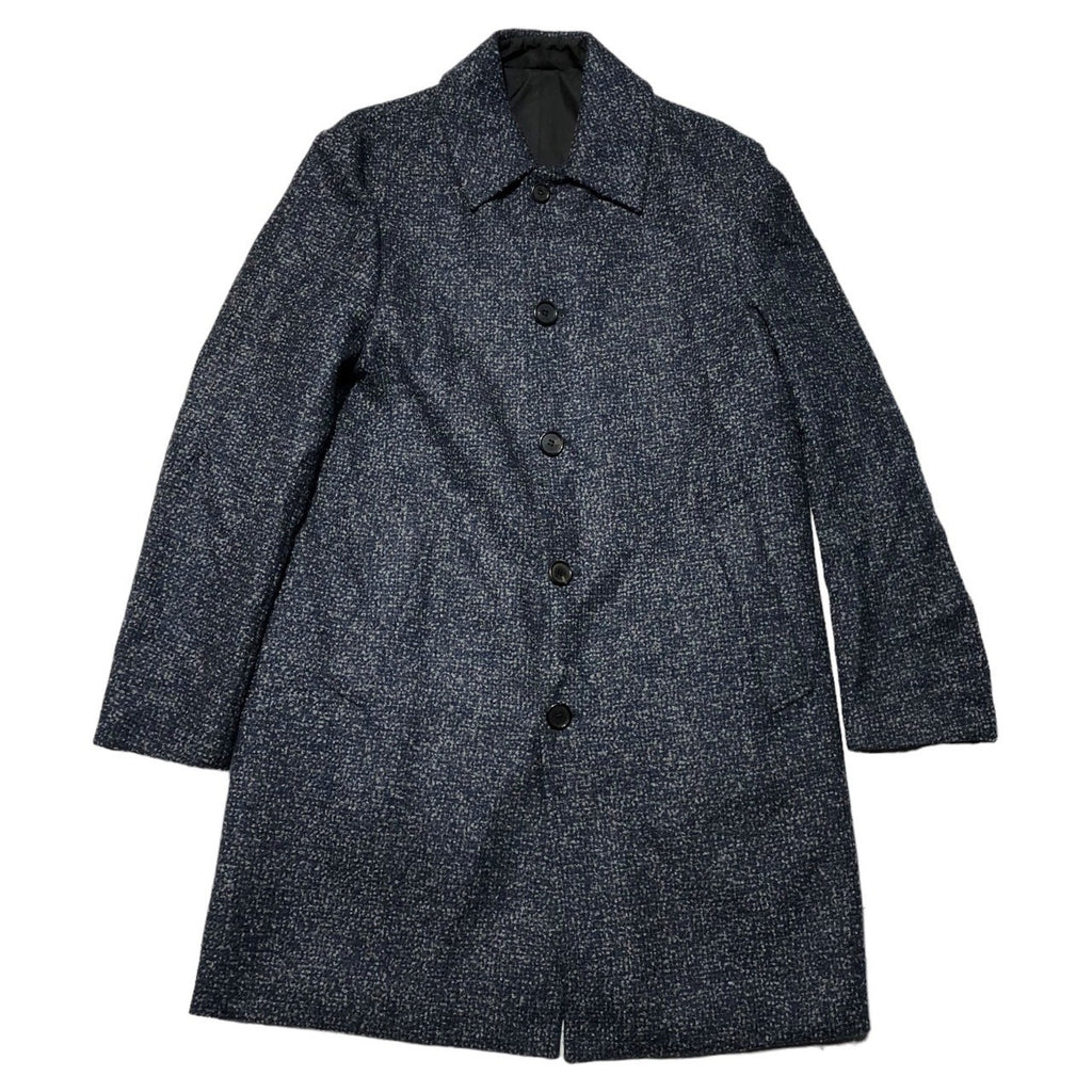 Aquascutum(アクアスキュータム) Reversible tweed wool nylon 
