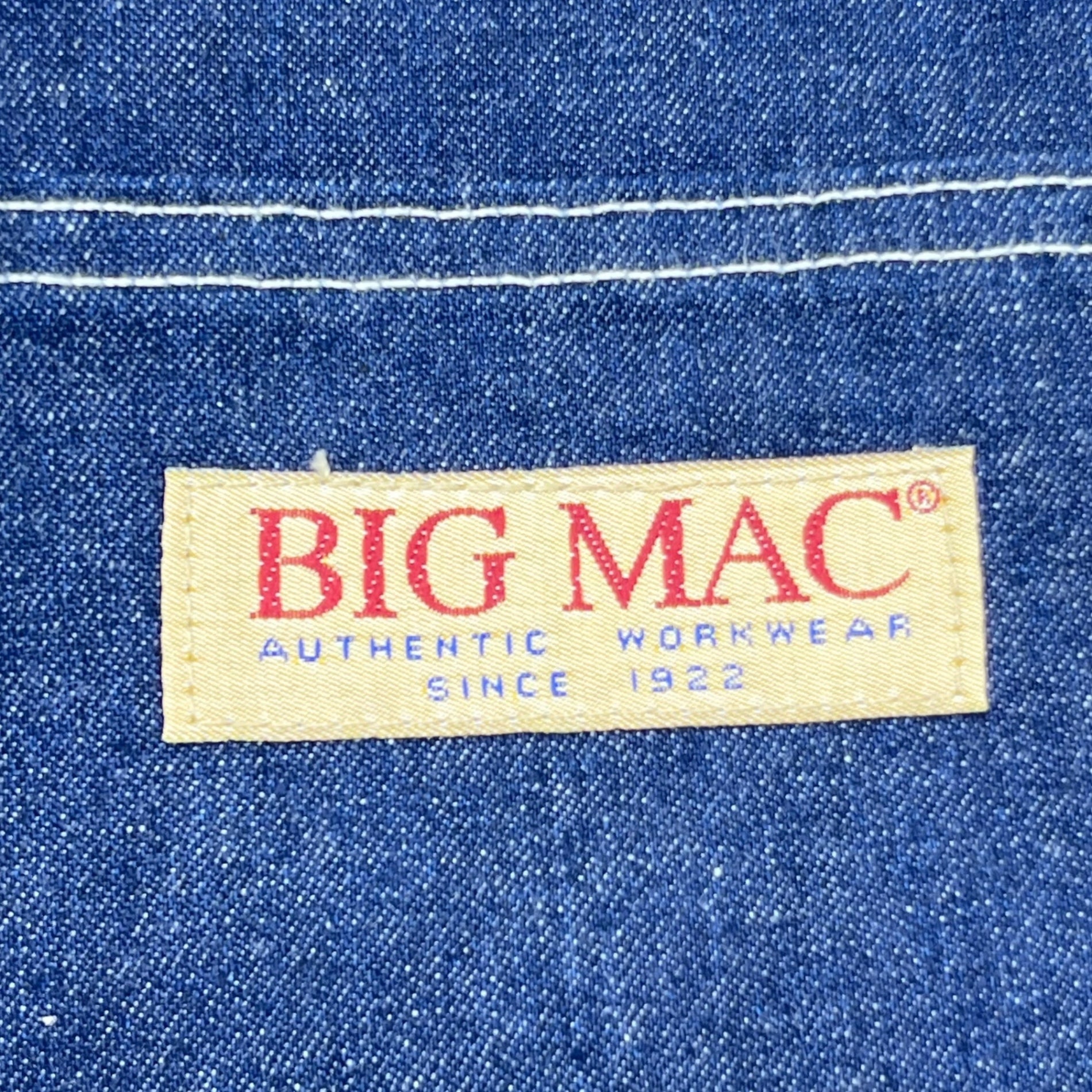 BIGMAC(ビックマック) 80's Deadstock painter denim pants デッドストック ヴィンテージ ペインター デニム パンツ 545-1993L 30×36 インディゴ TALON ジップ USA製