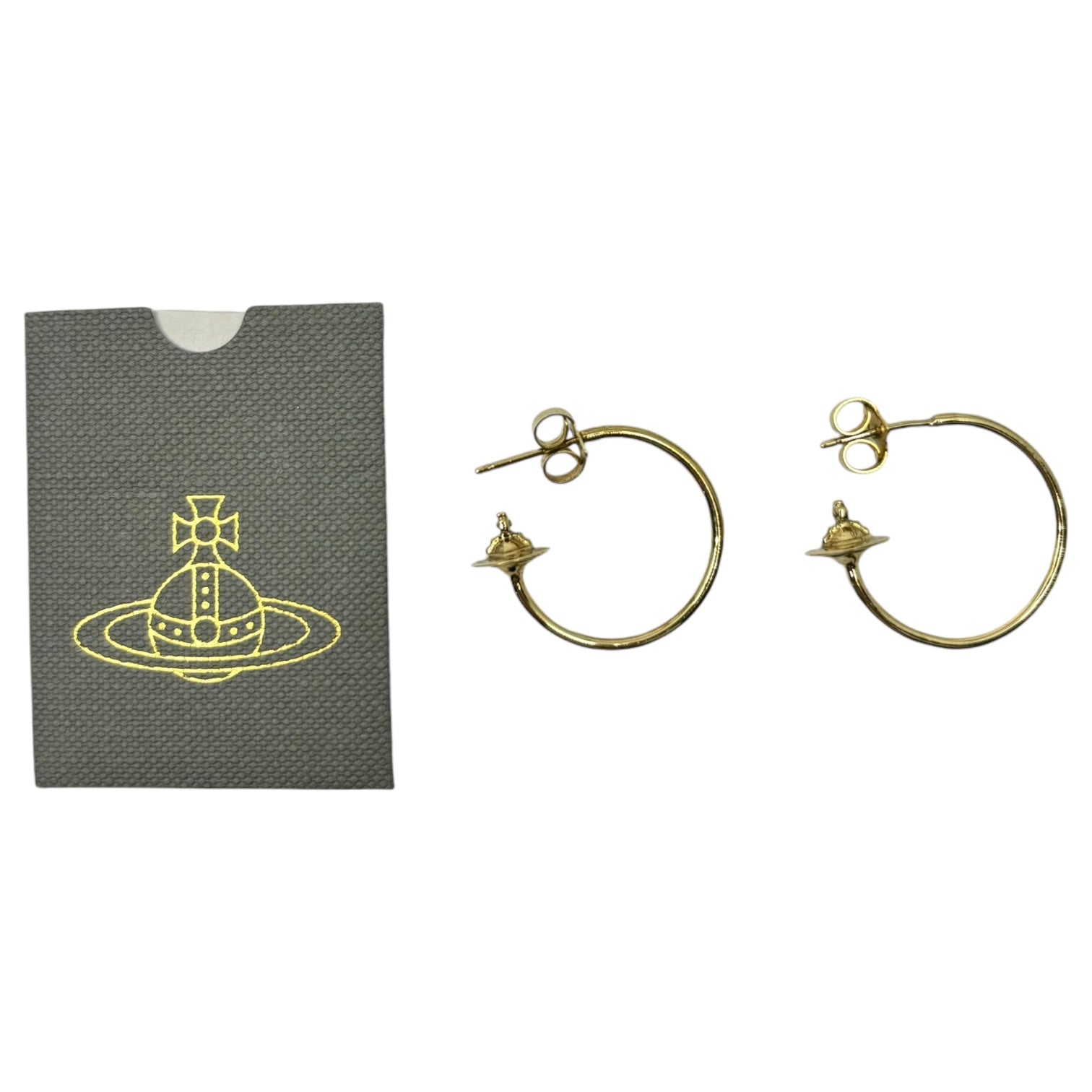 Vivienne Westwood(ヴィヴィアンウエストウッド) ROSEMARY hoop orb earrings ローズマリー フープ オーブ ピアス ゴールド アクセサリー