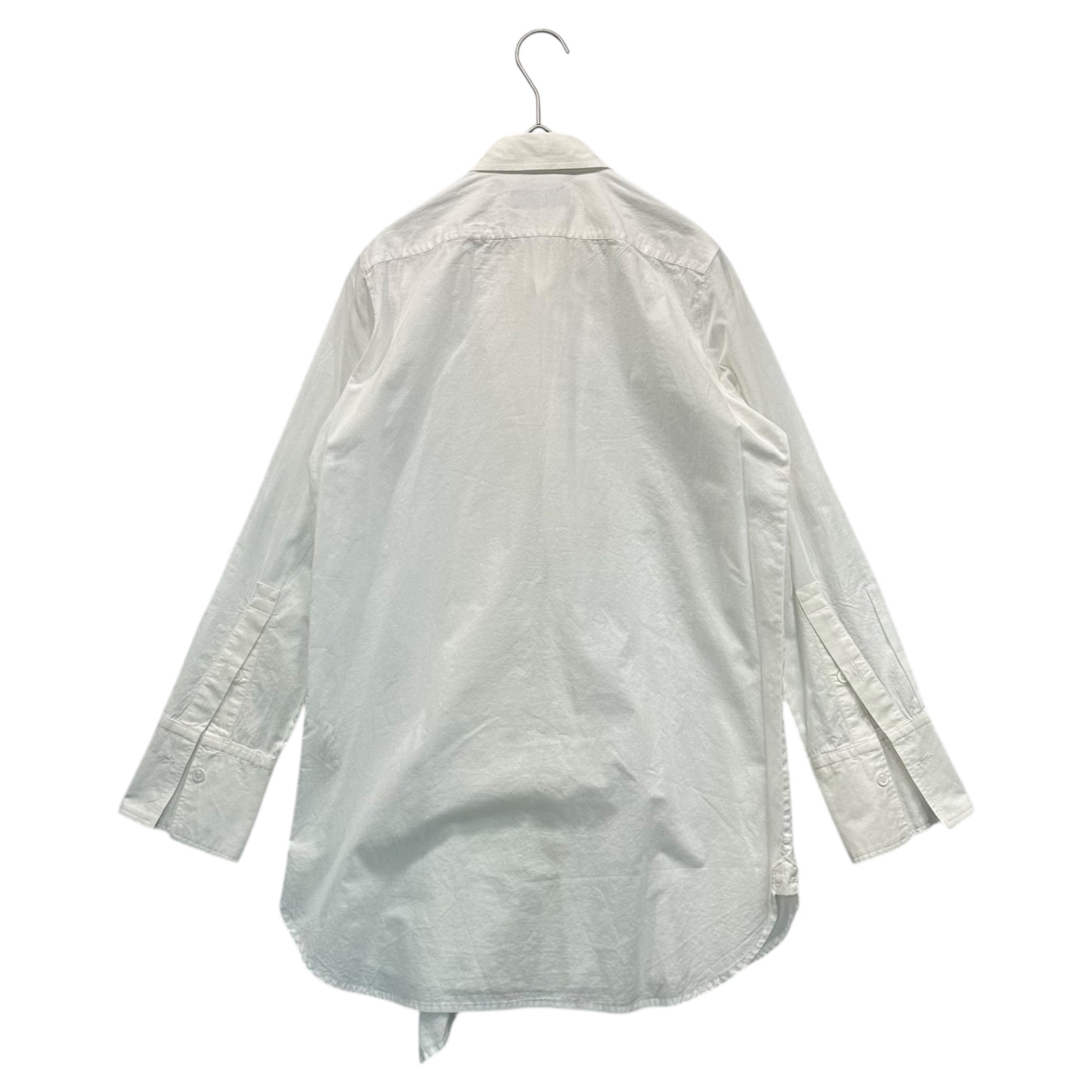Y's PINK(ワイズピンク) Faux Layered White Blouse Shirt フェイク レイヤード ホワイト ブラウス シャツ YC-B22-001 2(M程度) ホワイト 男性着用可能サイズ