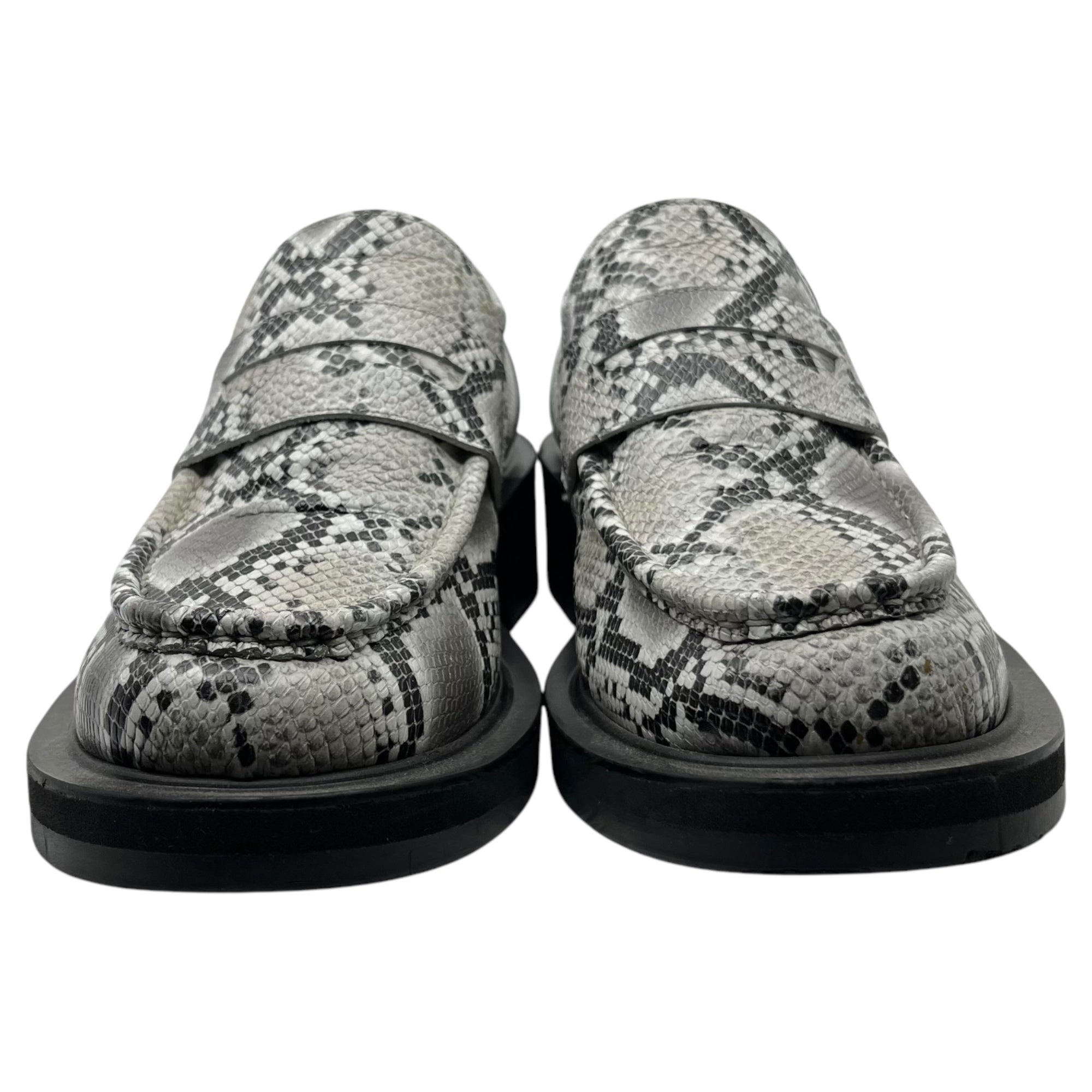 Jieda(ジエダ) 20AW Python loafers 20AW パイソン ローファー 43(27.5cm程度) グレー 箱付