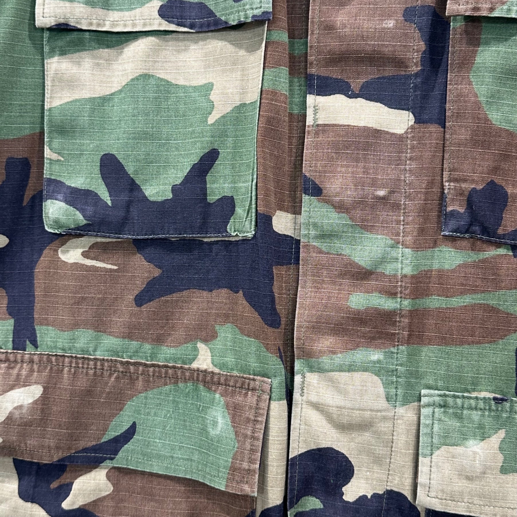 VINTAGE REMAKE(ヴィンテージリメイク) 00's KING AMBYR Remake US ARMY BDU Shirt キング アンバー リメイク アメリカ軍 シャツ 8415-01-390-8539 SMALL SHORT カーキ 2001年製造品 リメイク作品